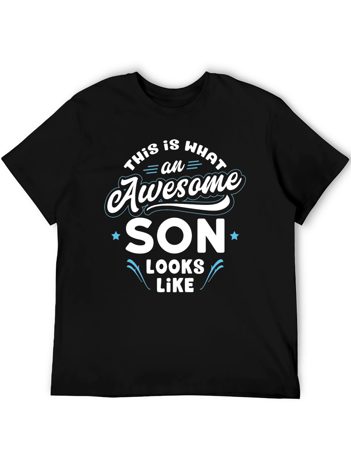 Camiseta Negra: Así luce un hijo impresionante