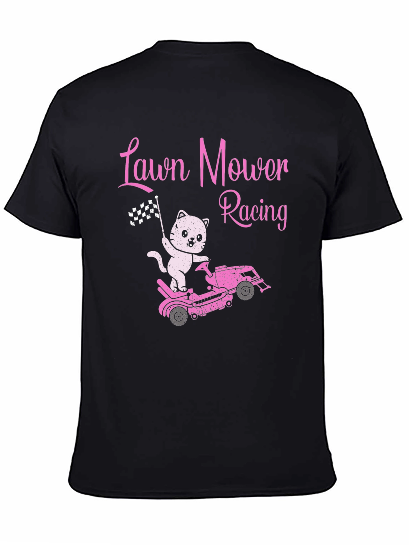 Camiseta Carreras de Cortacéspedes con Gato