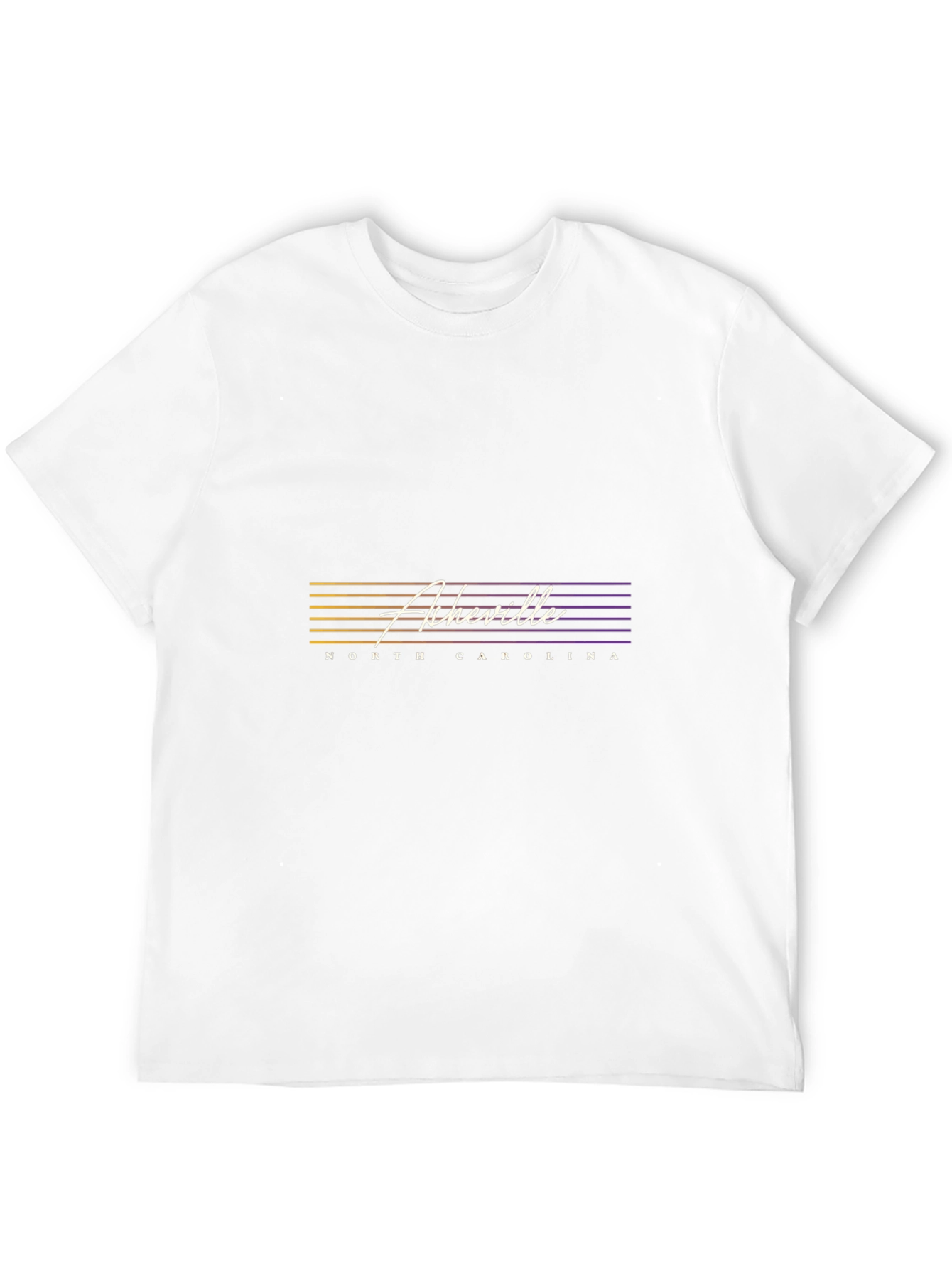 Camiseta Negra Asheville Carolina del Norte