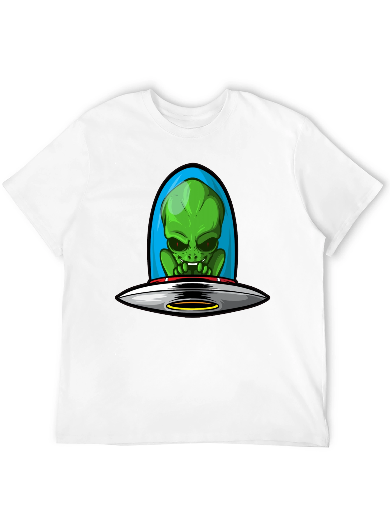 Camiseta Hombre Alienígena en OVNI - Diseño Único