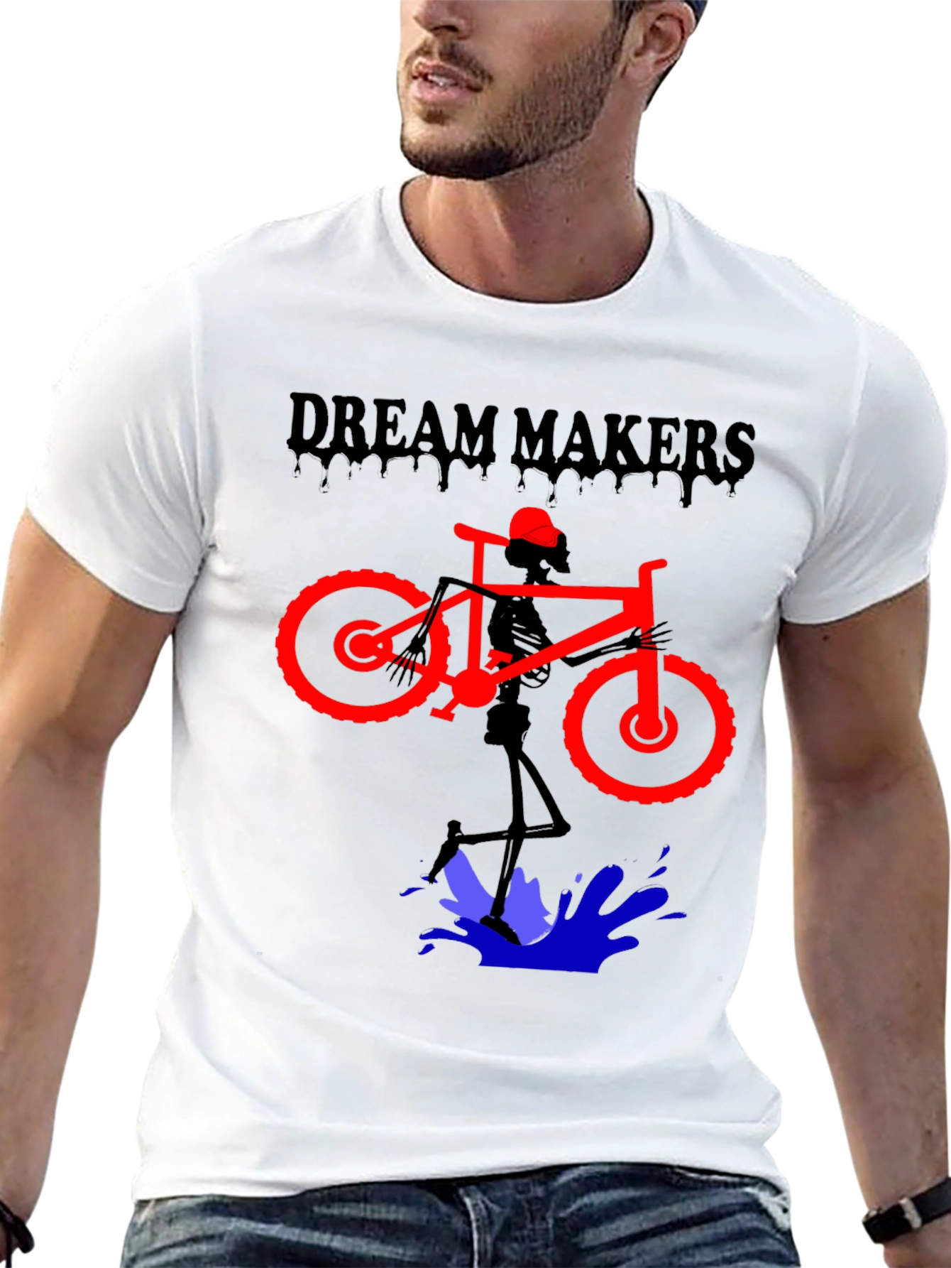 Camiseta Negra Diseño Dream Makers