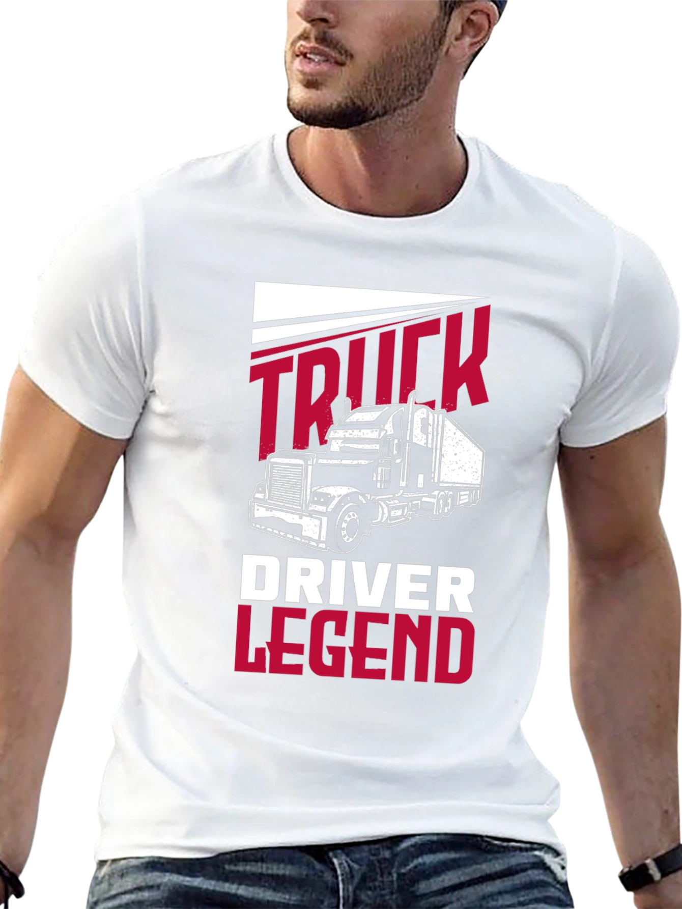 Camiseta Negra Truck Driver Legend