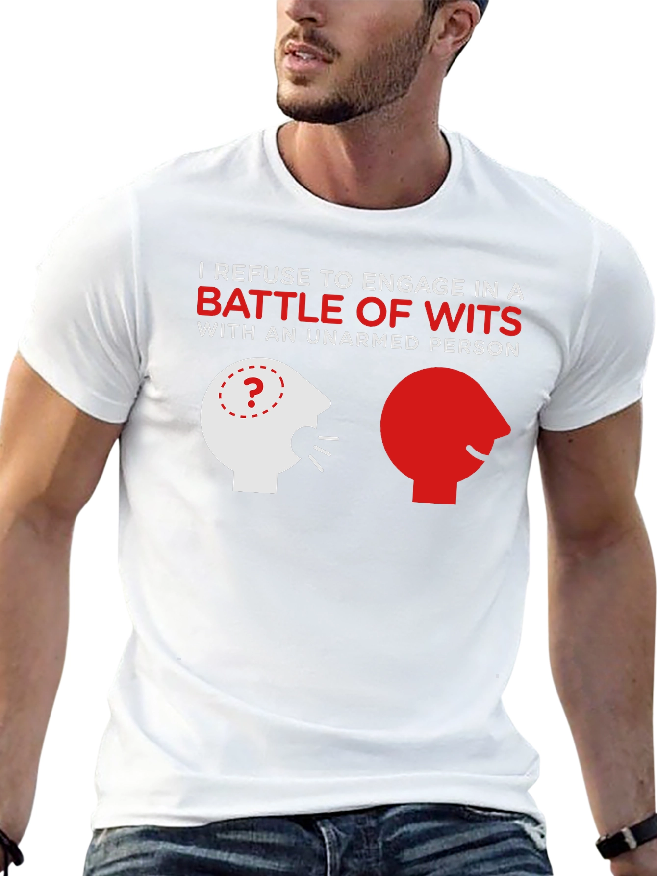 Camiseta con frase ingeniosa