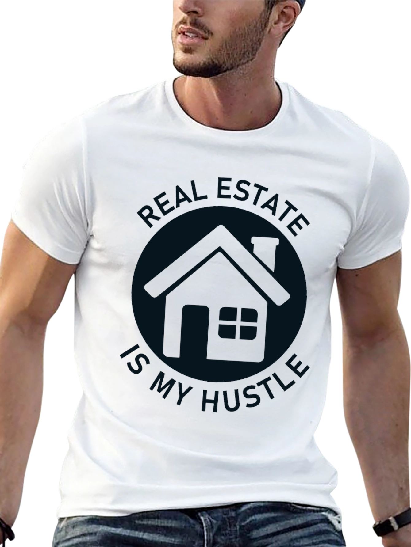 Camiseta Hombre Real Estate is My Hustle