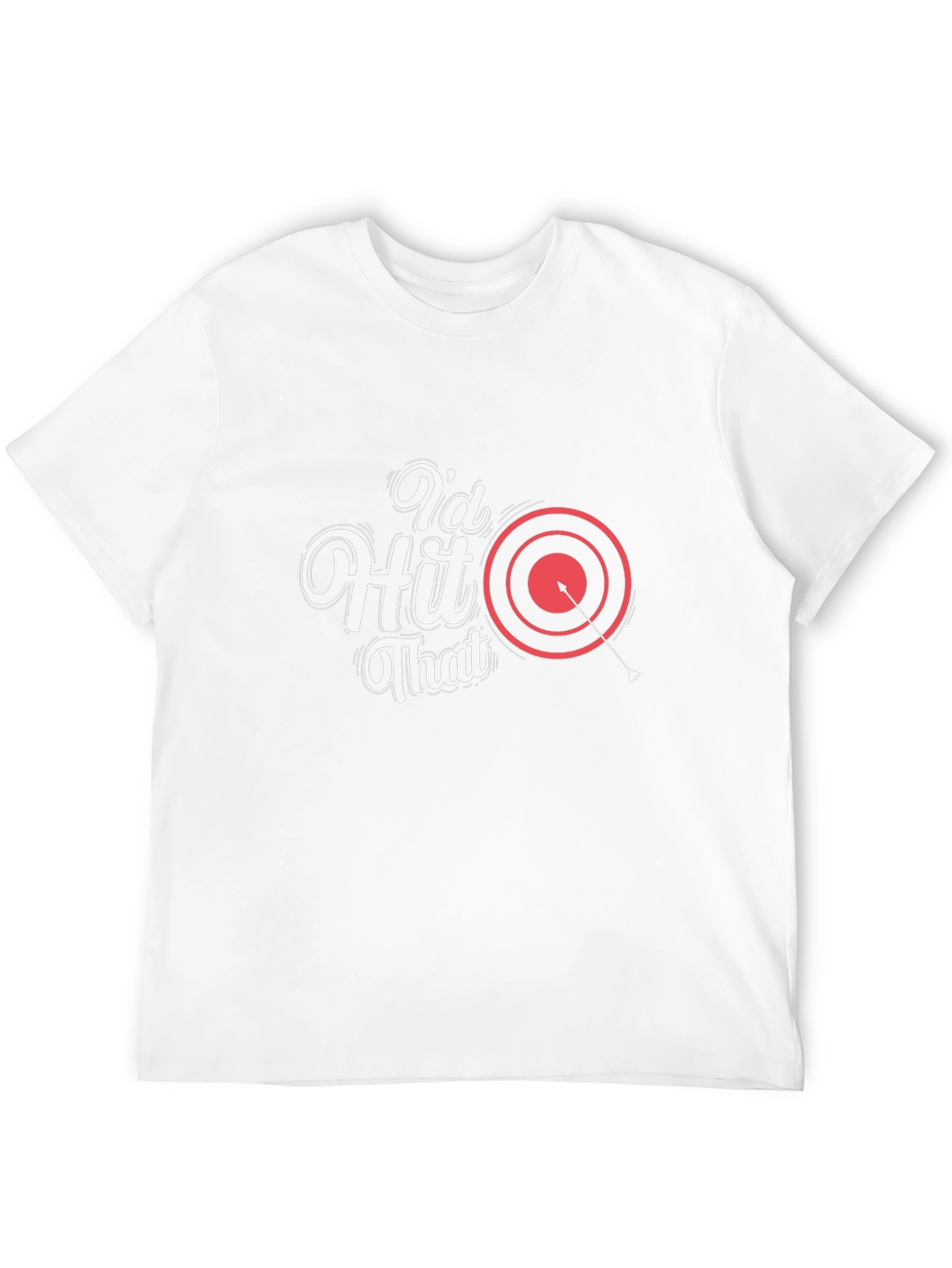 Camiseta Negra con Diseño Divertido de Tiro al Blanco