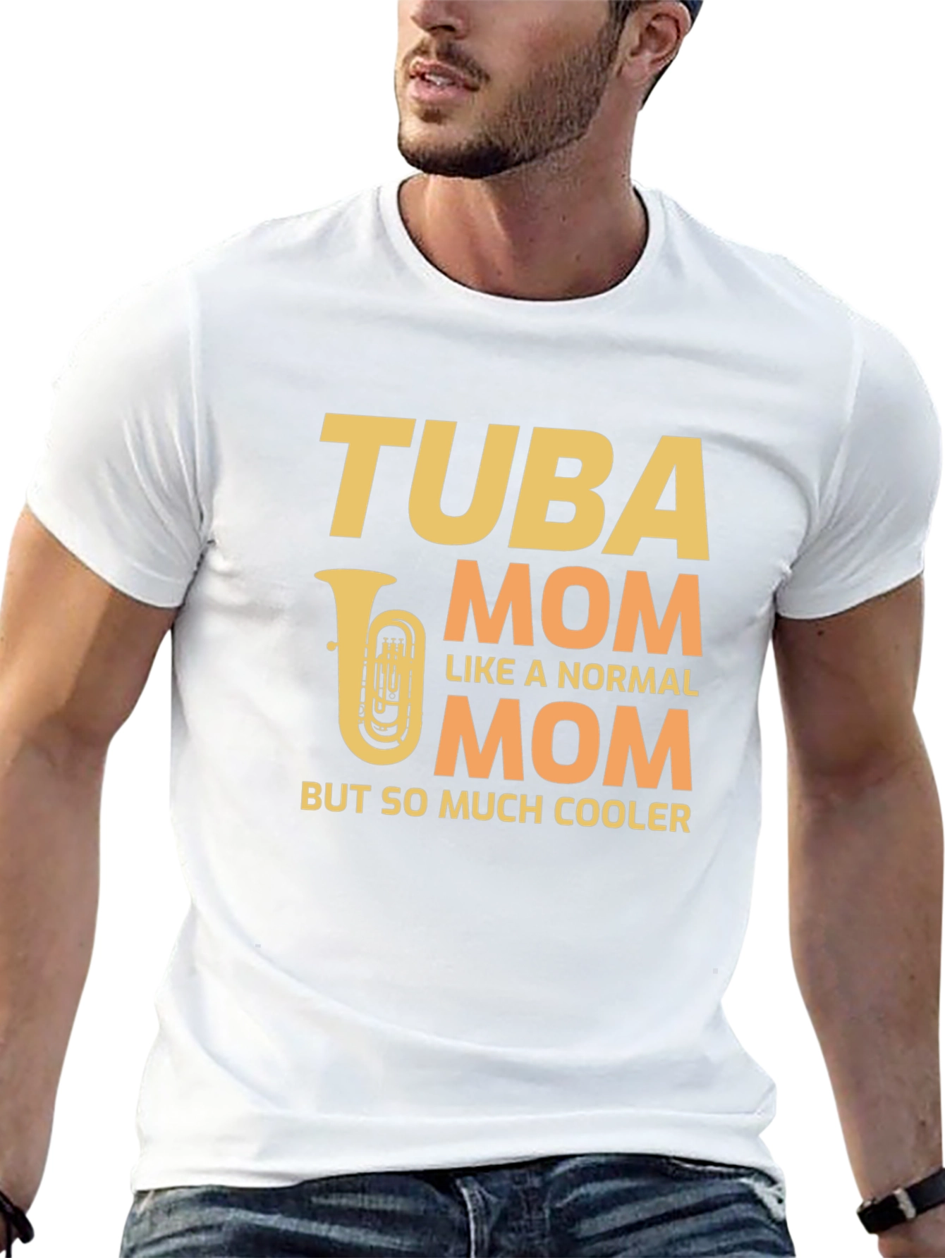 Camiseta Negra Tuba Mom