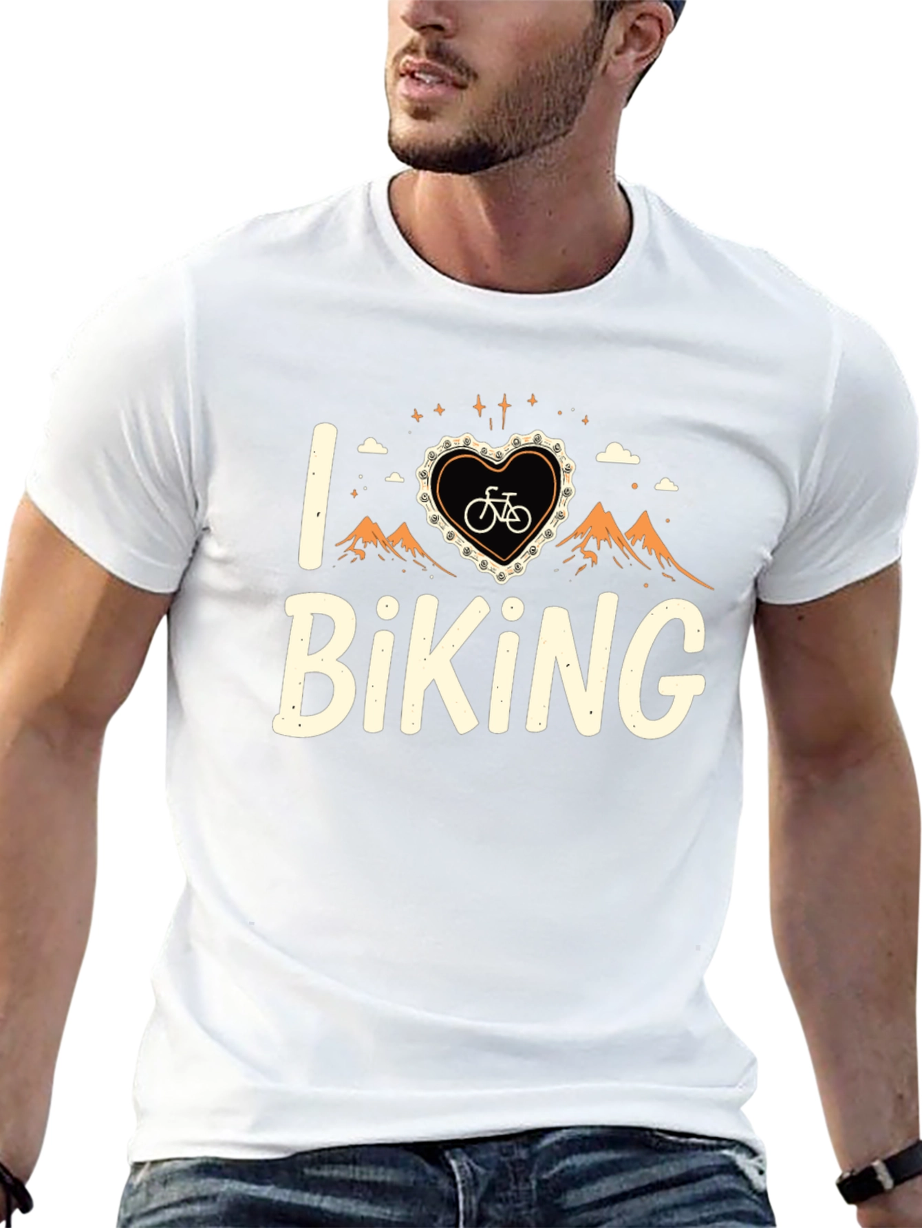Camiseta Negra I <3 Biking