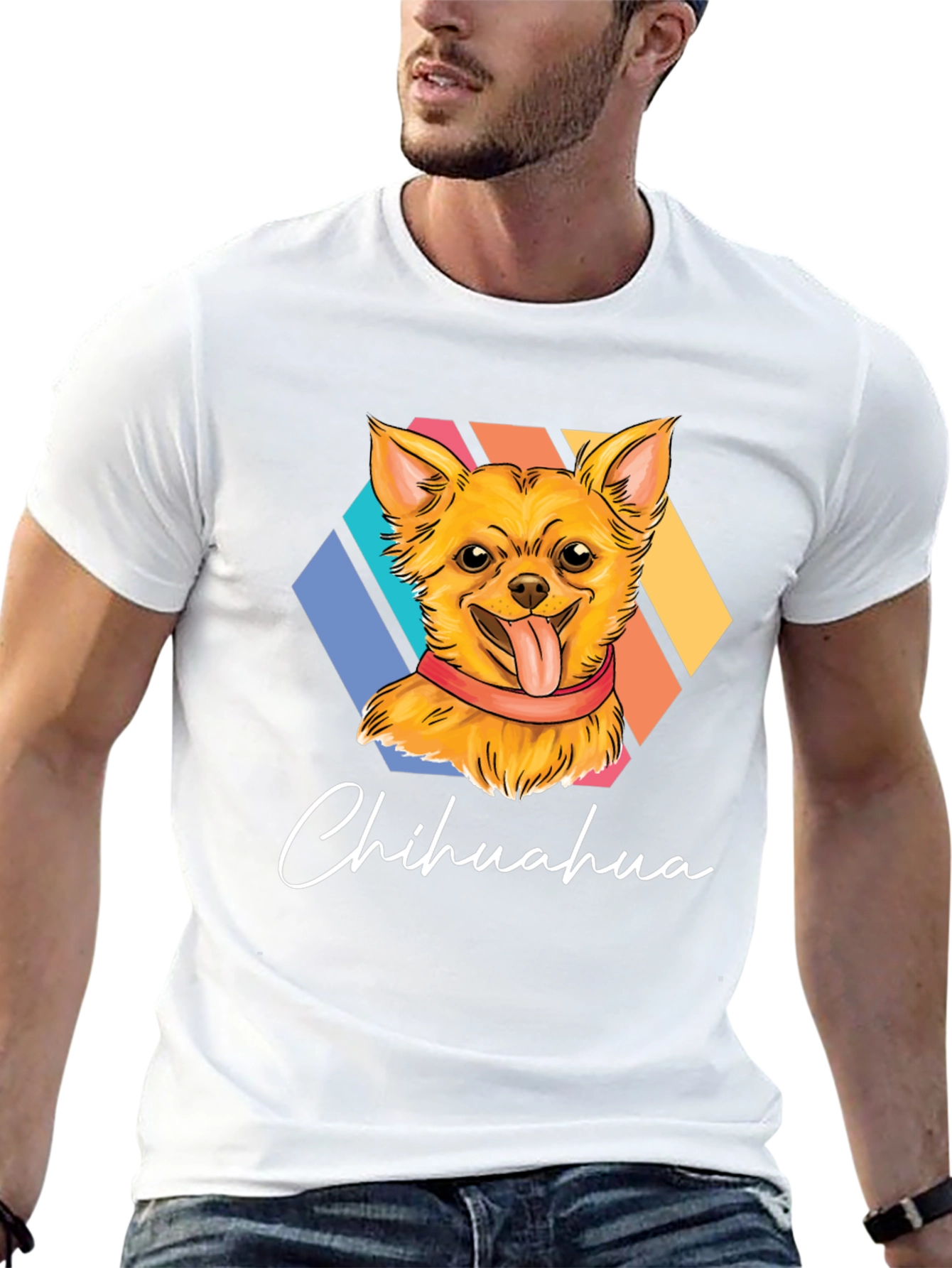 Camiseta Chihuahua Diseño Divertido