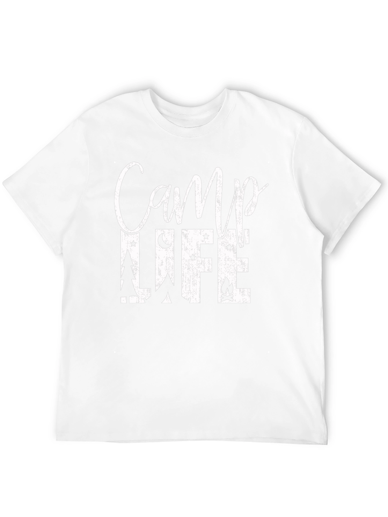 Camiseta Negra Camp Life para Aventureros