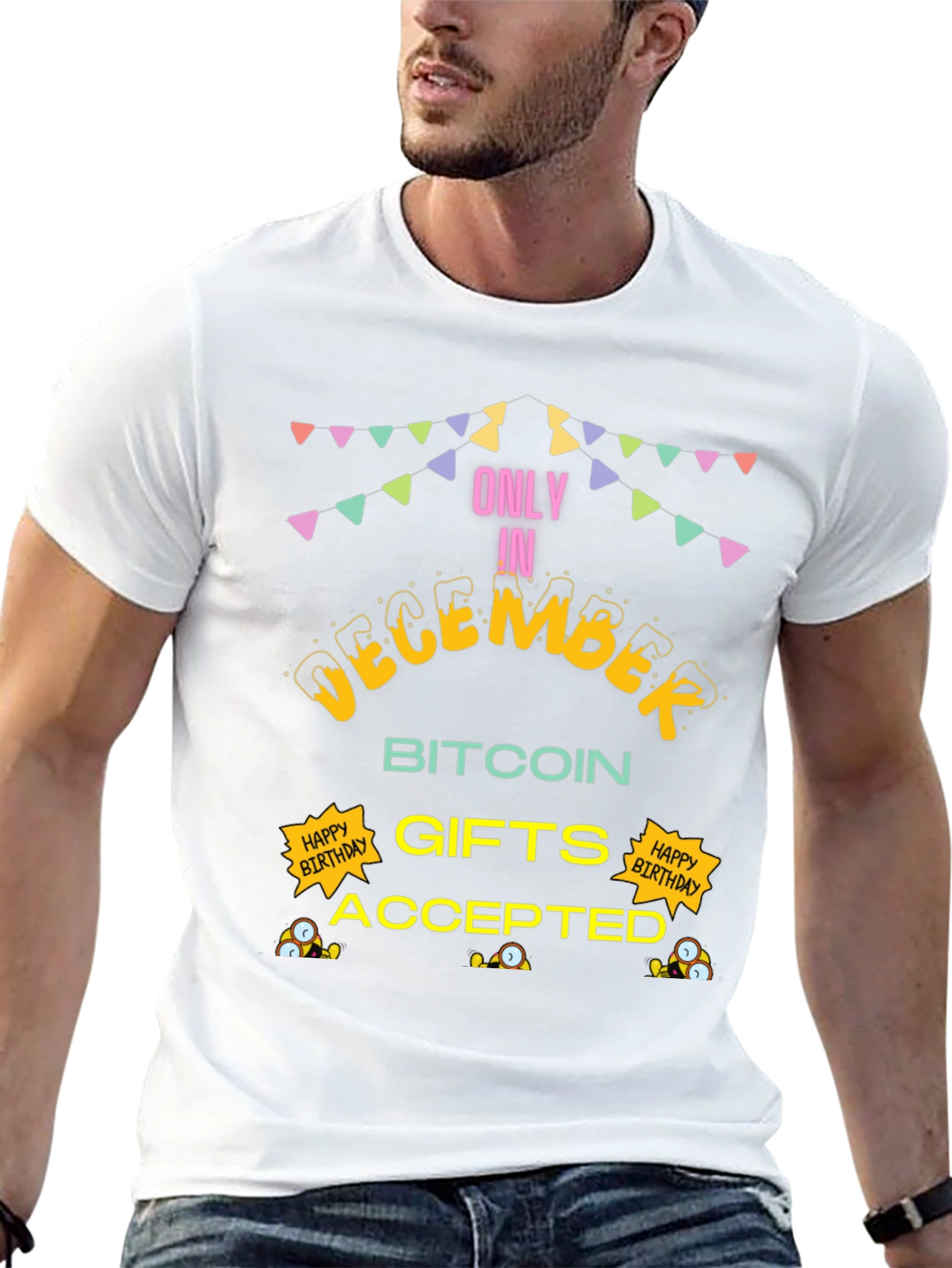 Camiseta Bitcoin Diciembre - Regalos Aceptados