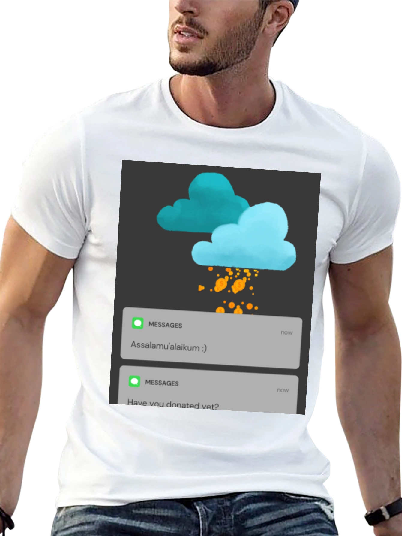 Camiseta Negra Mensajes Divertidos