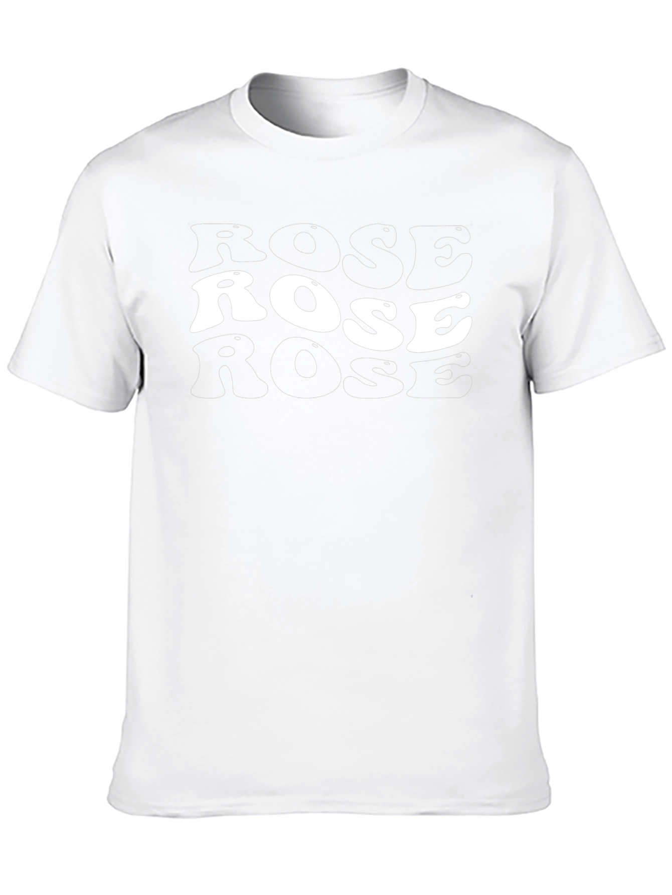 Camiseta Negra Rose Estilo Retro