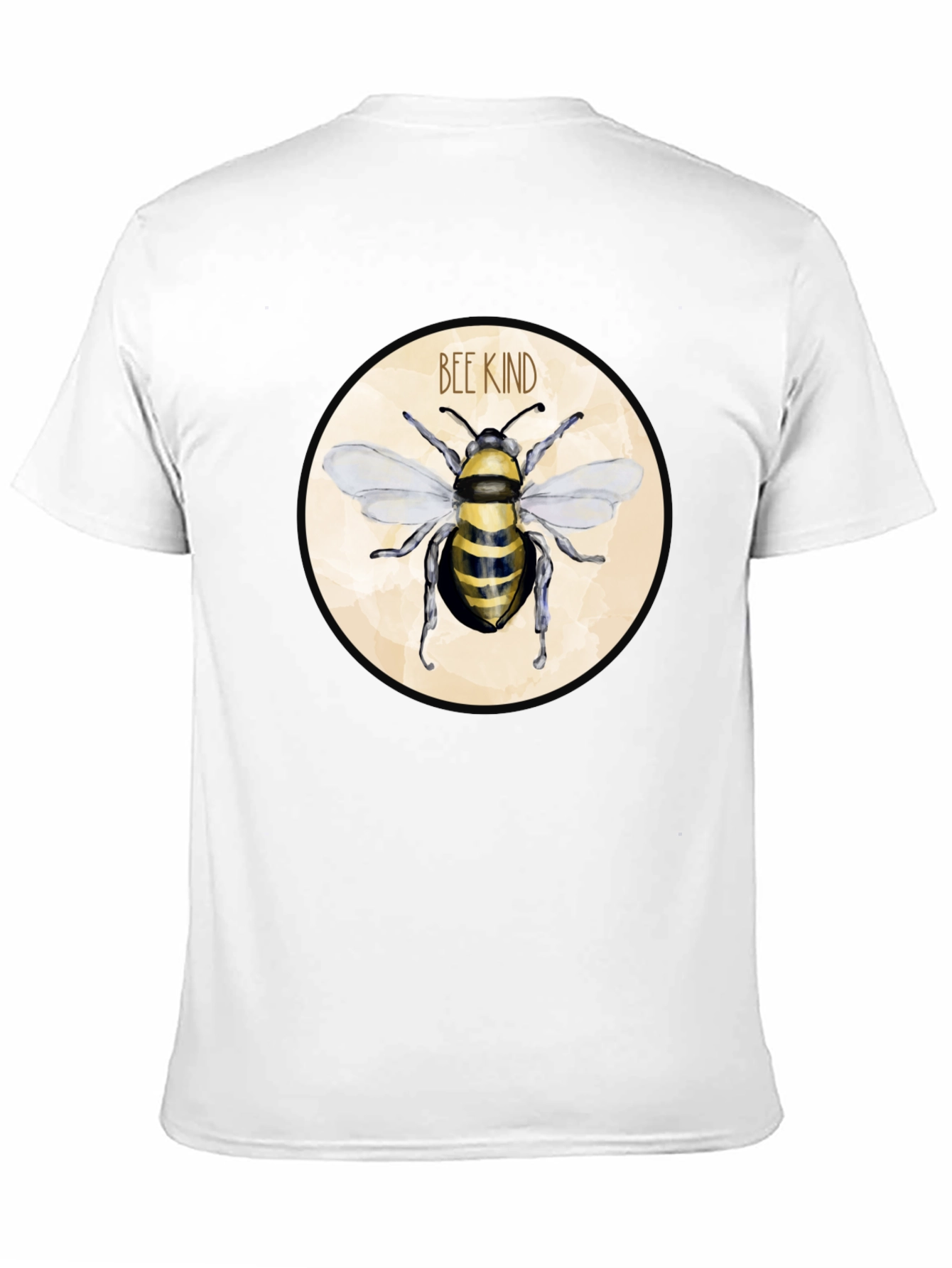 Camiseta Negra Bee Kind para Hombre