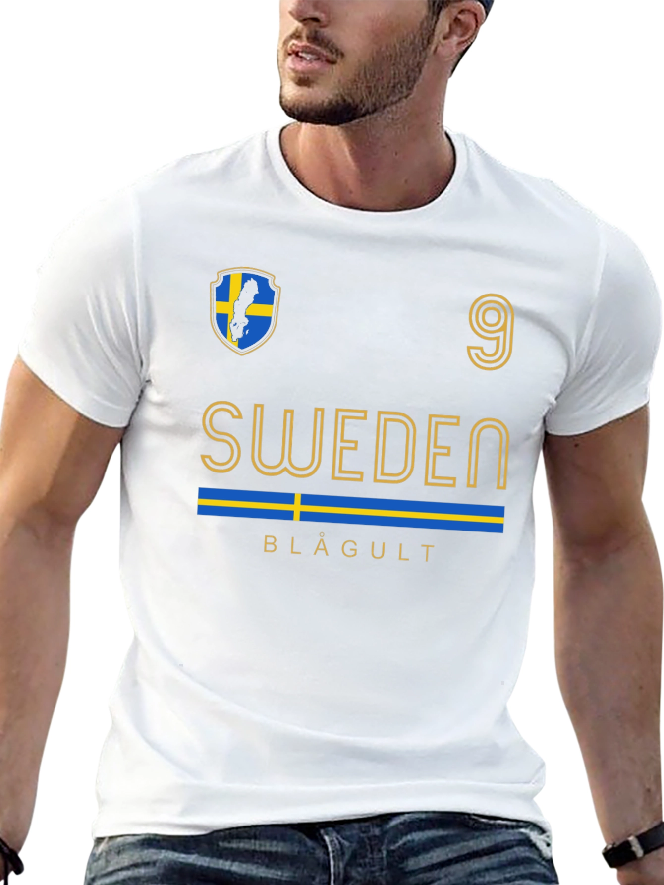 Camiseta Suecia Fútbol Número 9