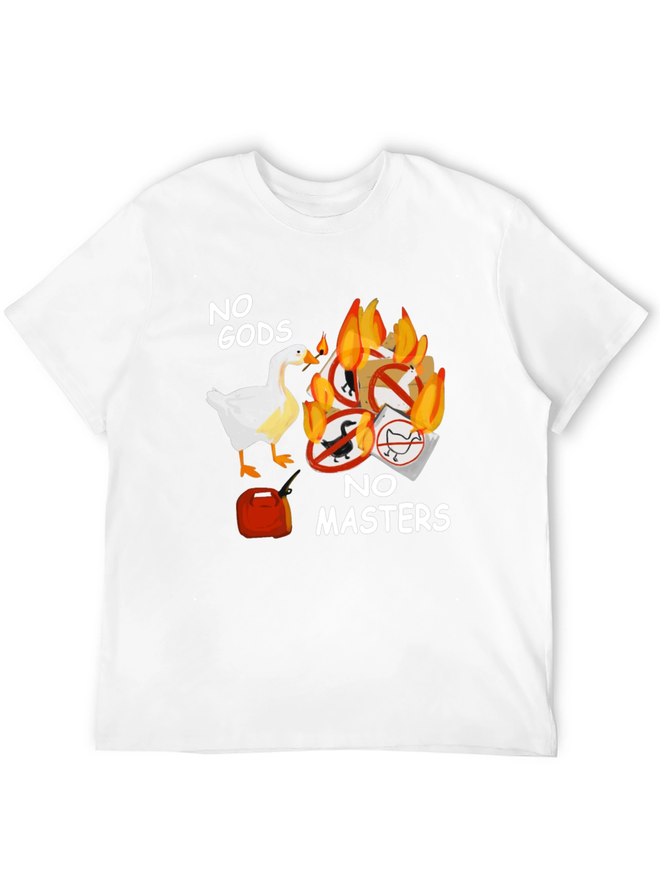 Camiseta Negra: ¡Sin Dioses Sin Amos!