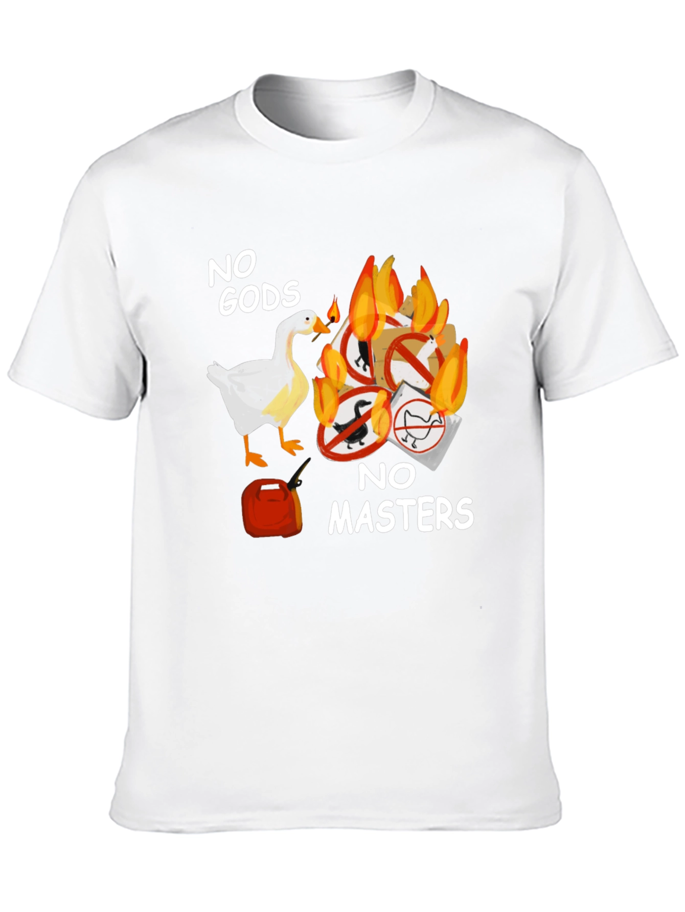 Camiseta Negra: ¡Sin Dioses Sin Amos!