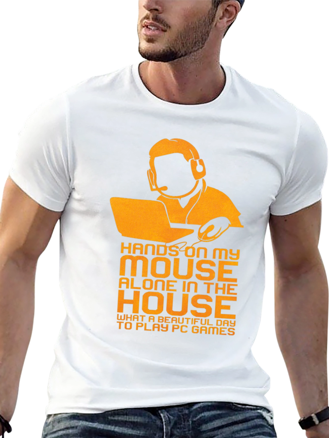 Camiseta Negra para Gamer con Diseño Divertido