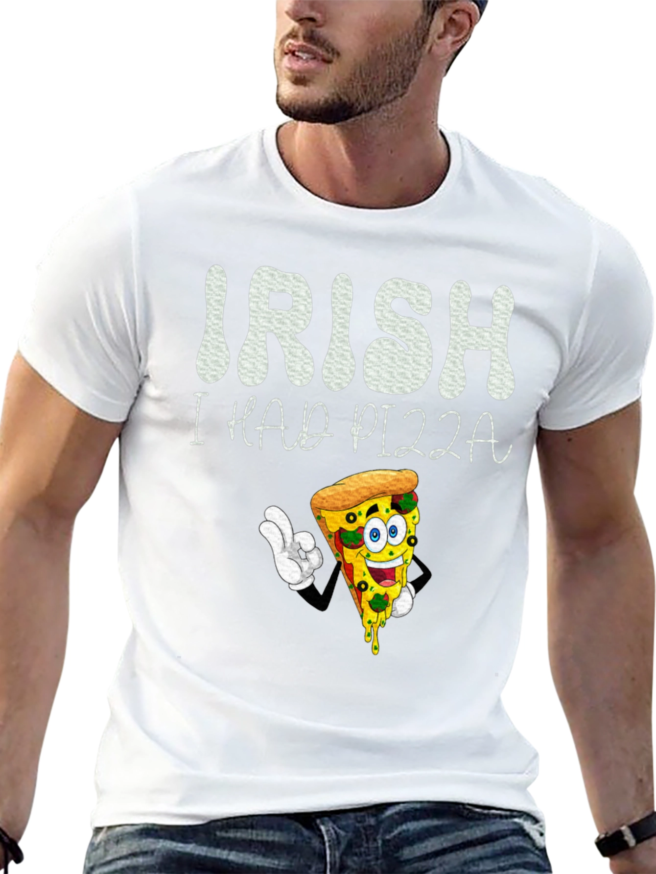 Camiseta Negra Irish I Had Pizza