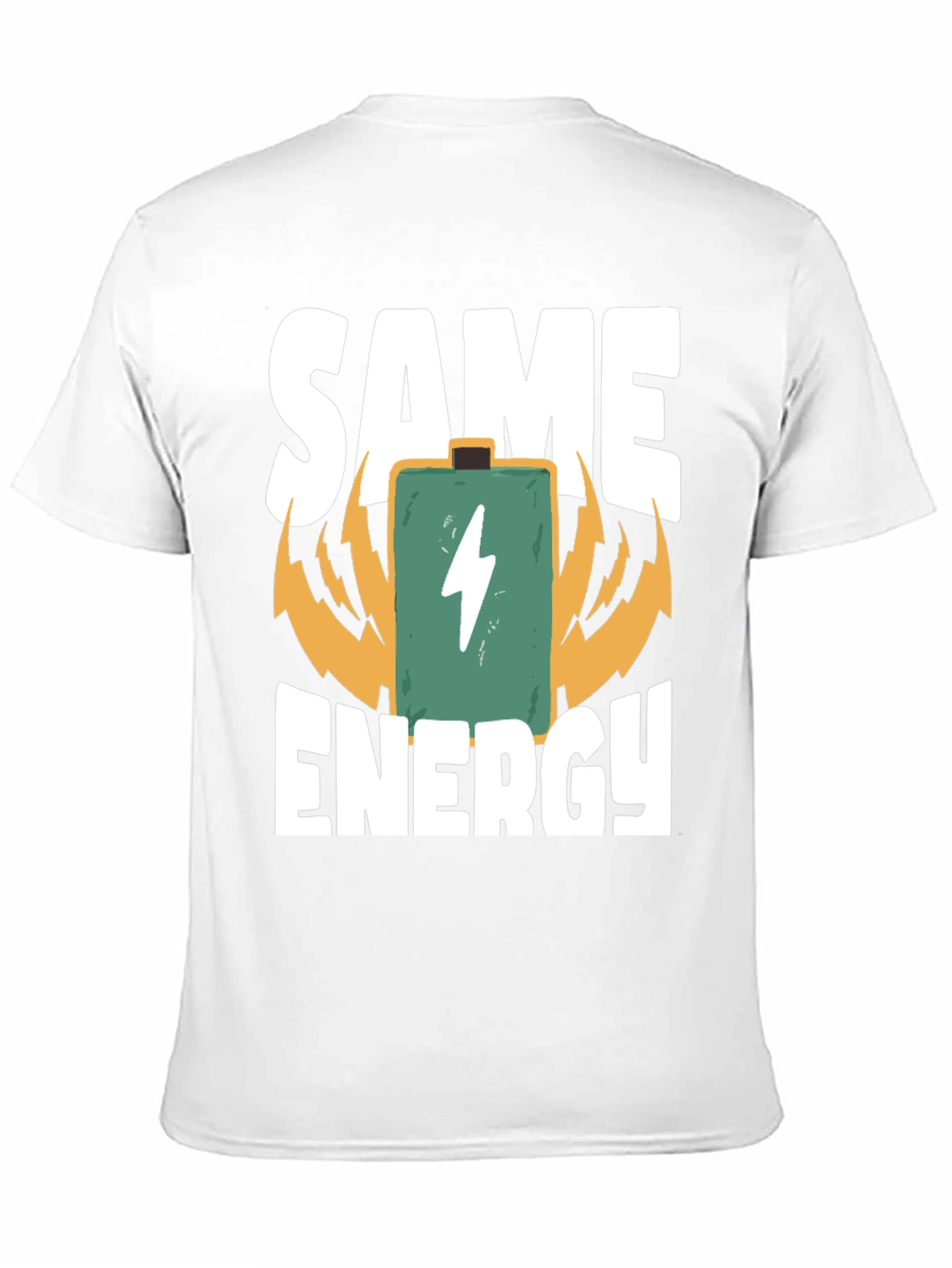 Camiseta Same Energy Negra para Hombre