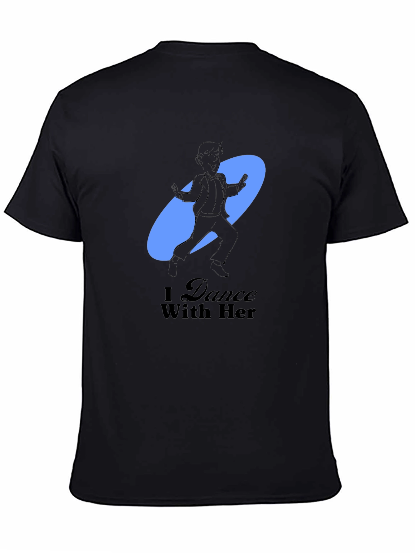 Camiseta Negra Hombre I Dance With Her