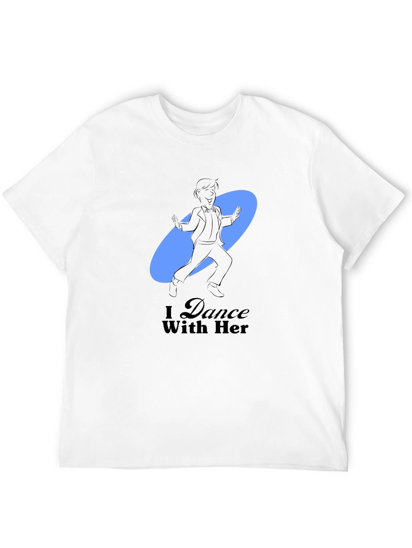 Camiseta Negra Hombre I Dance With Her