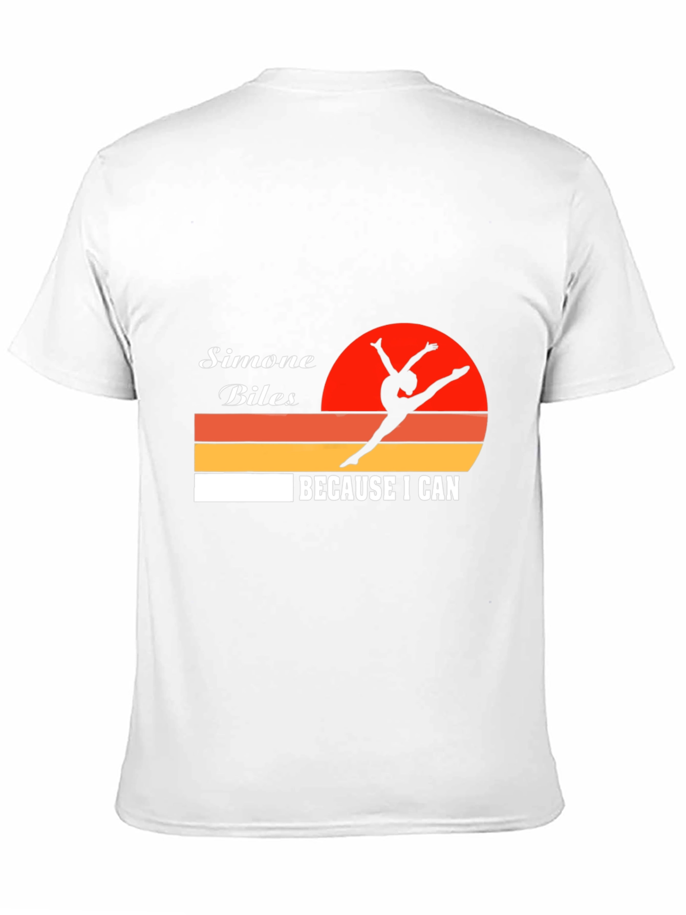 Camiseta Negra Deportiva Simone Biles Retro