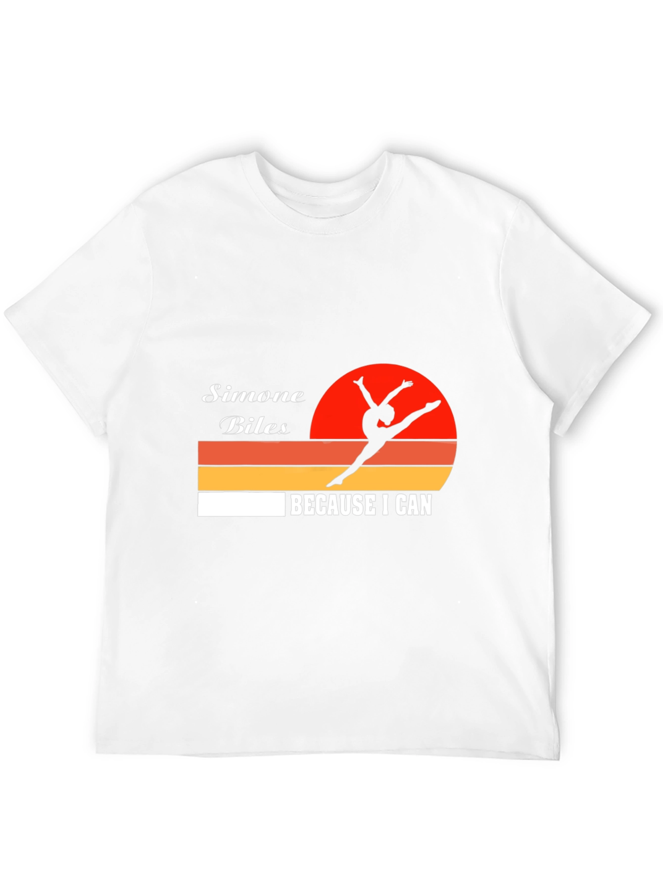 Camiseta Negra Deportiva Simone Biles Retro