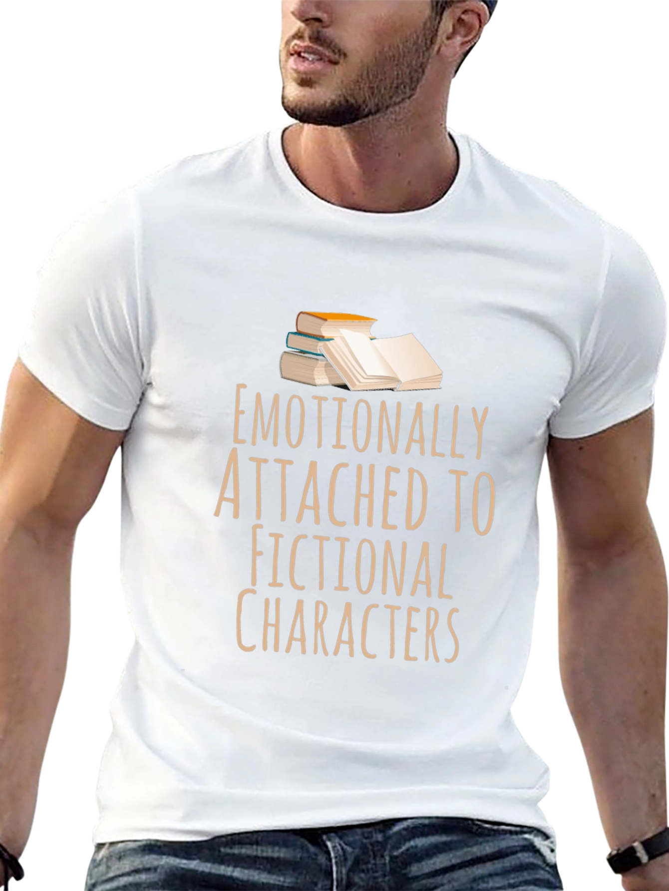Camiseta Negra: Apegado Emocionalmente a Personajes Ficticios