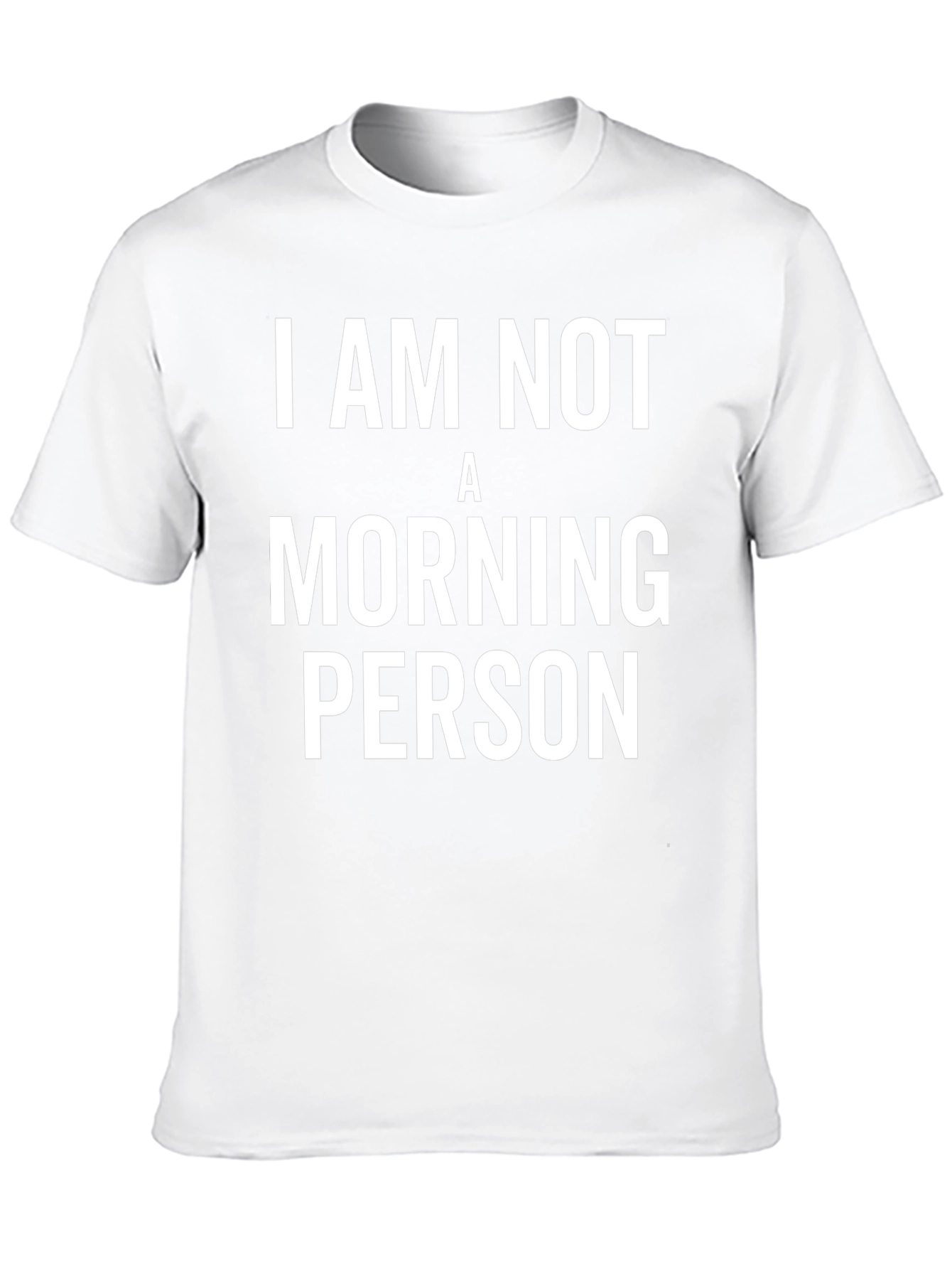 Camiseta Negra: No Soy Persona Matutina