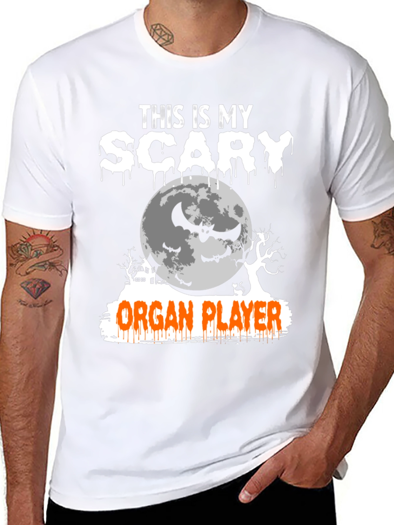 Camiseta Halloween: Scary Organ Player