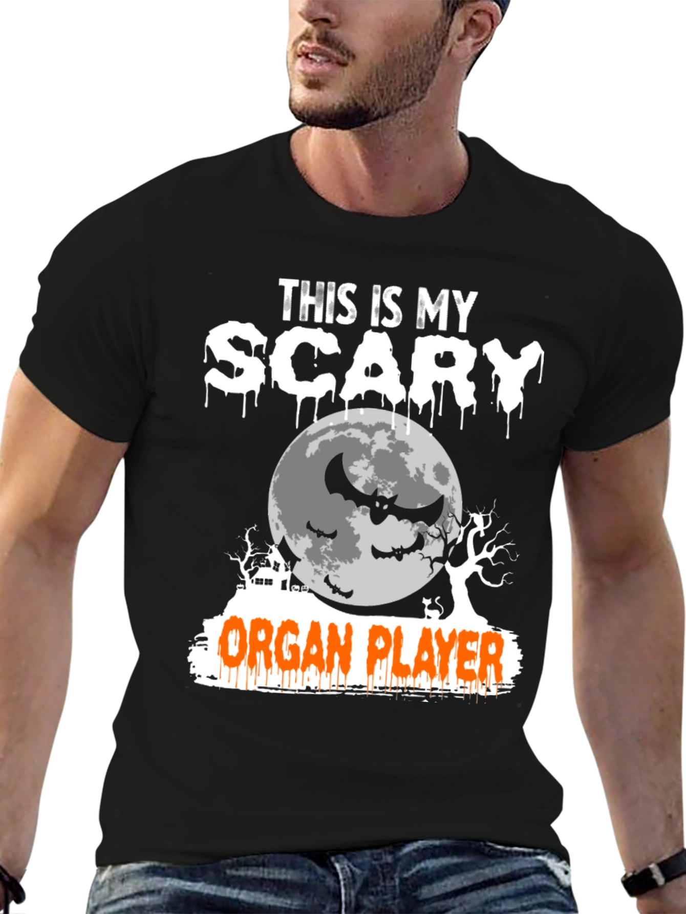 Camiseta Halloween: Scary Organ Player