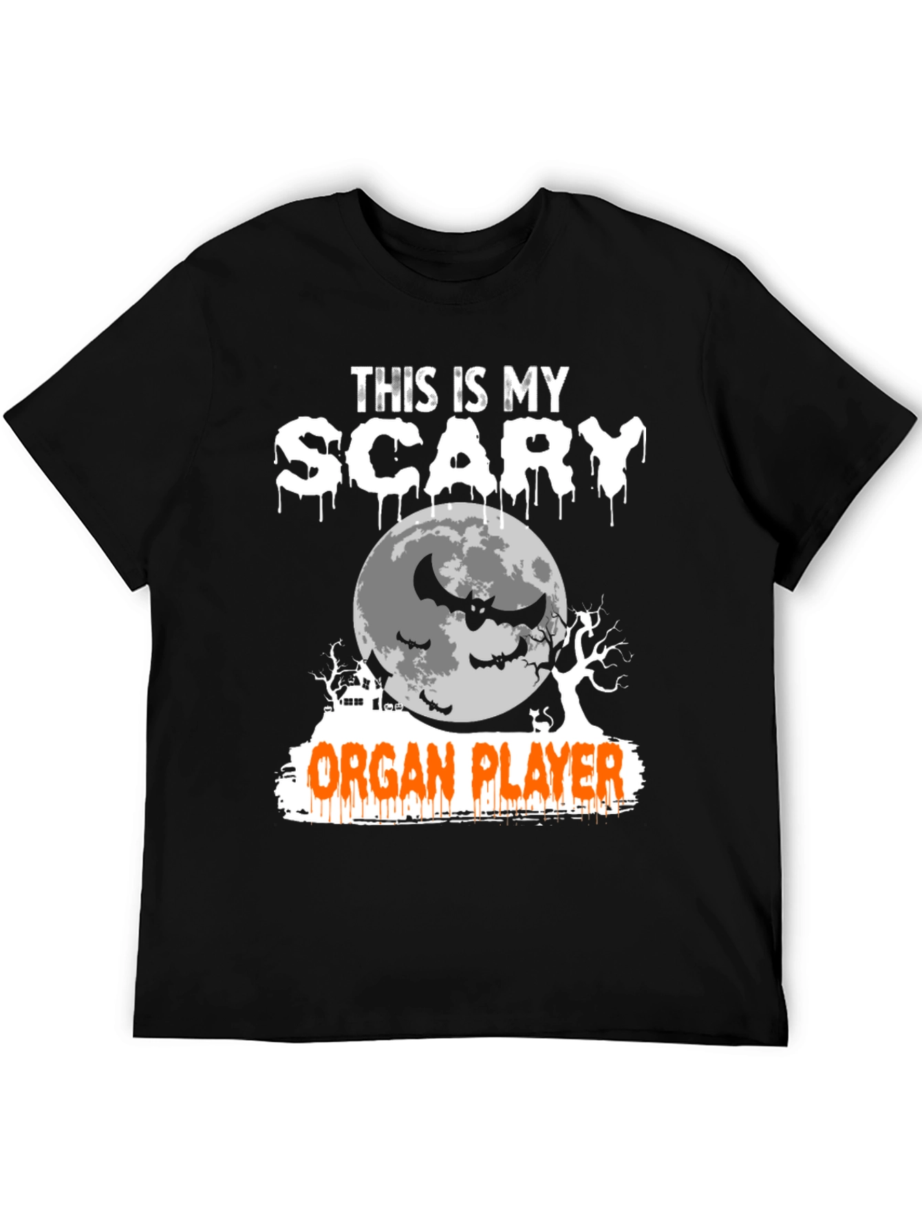 Camiseta Halloween: Scary Organ Player