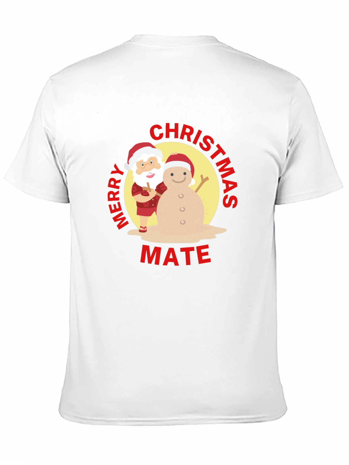 Camiseta Navideña Merry Christmas Mate Original