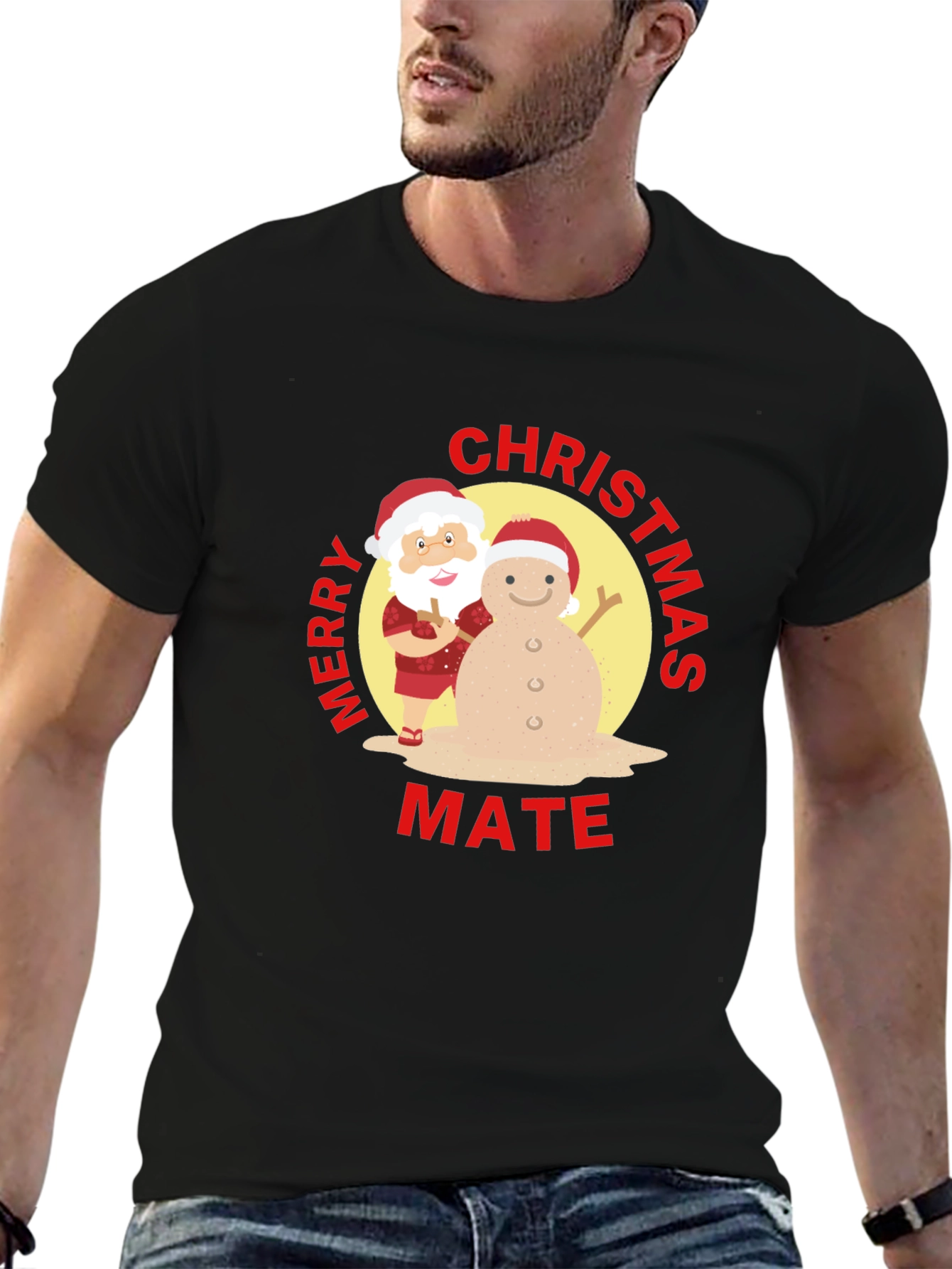 Camiseta Navideña Merry Christmas Mate Original