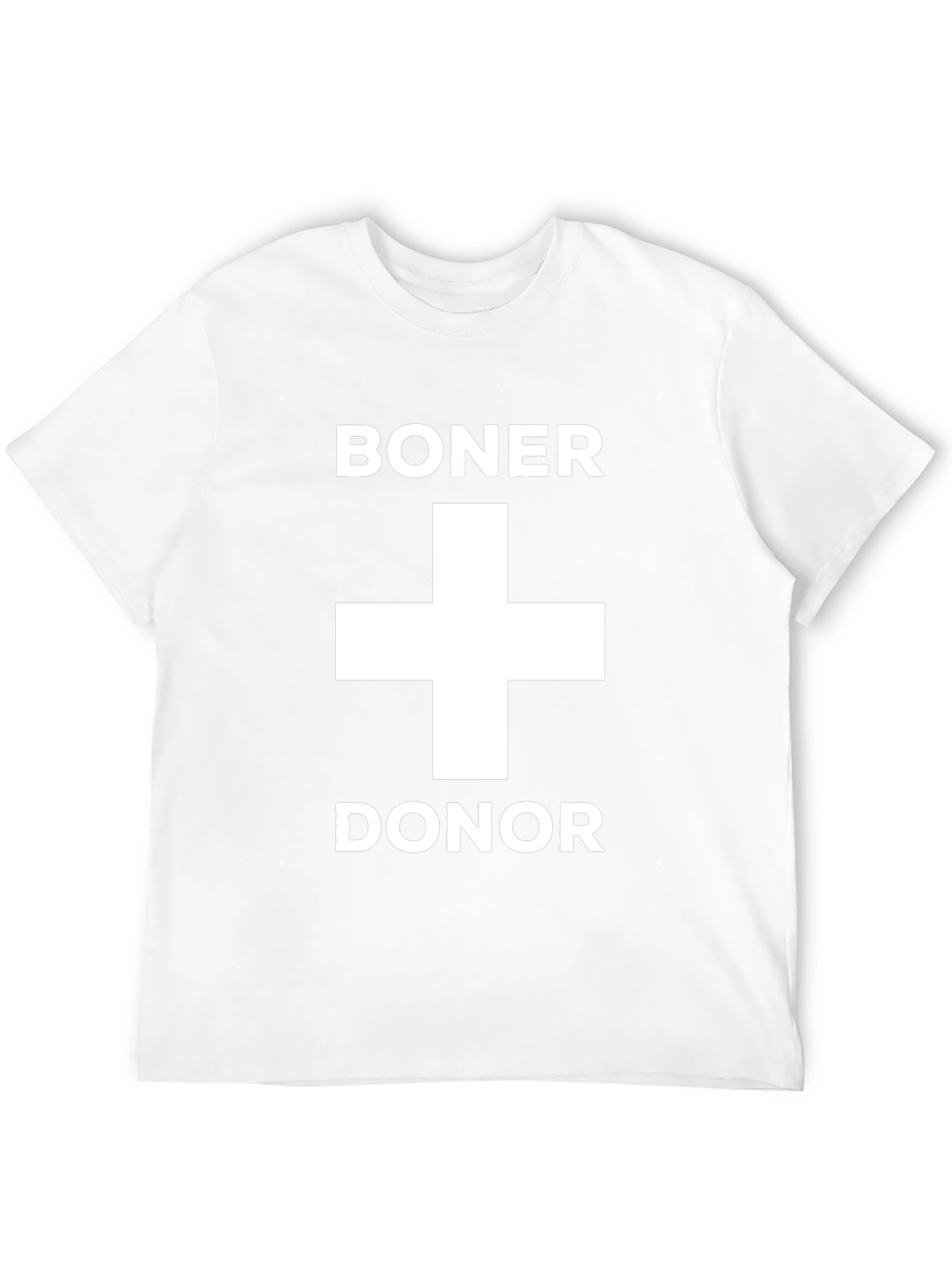 Camiseta Negra Boner Donor con Diseño Humorístico
