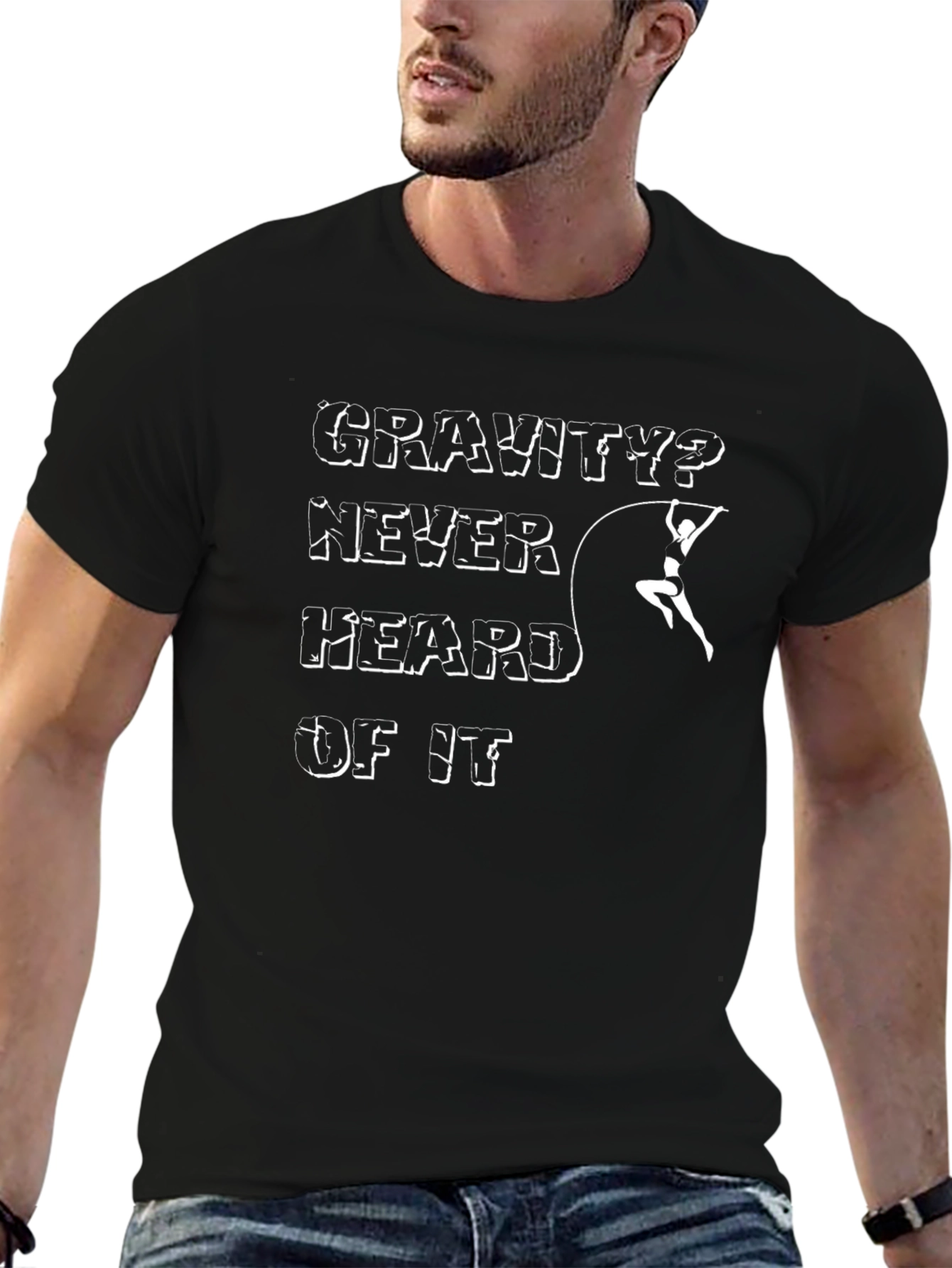 Camiseta Negra: Desafía la Gravedad con Estilo