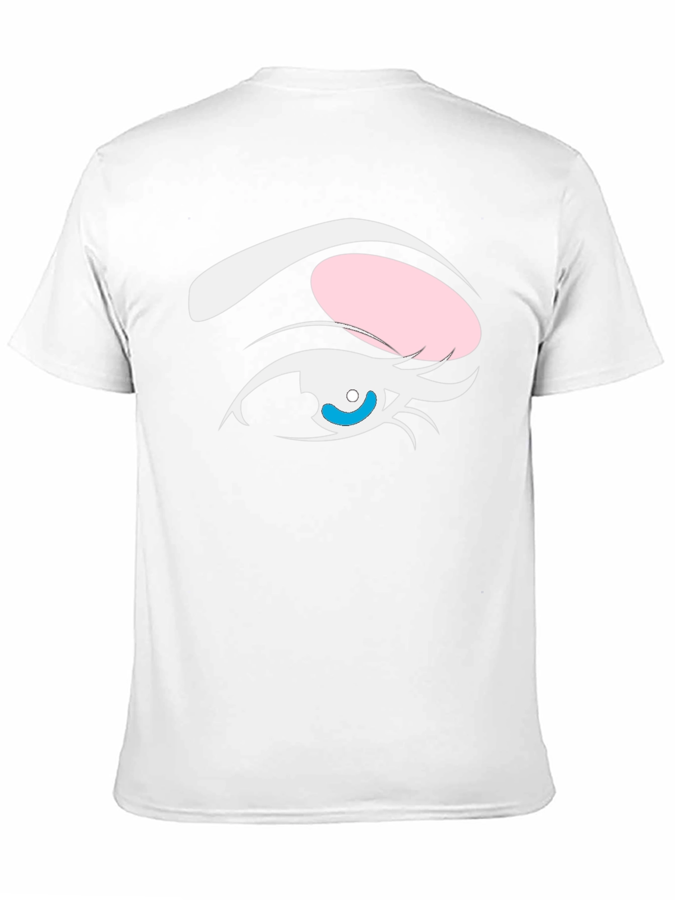 Camiseta Negra Ojo Anime Estilizado