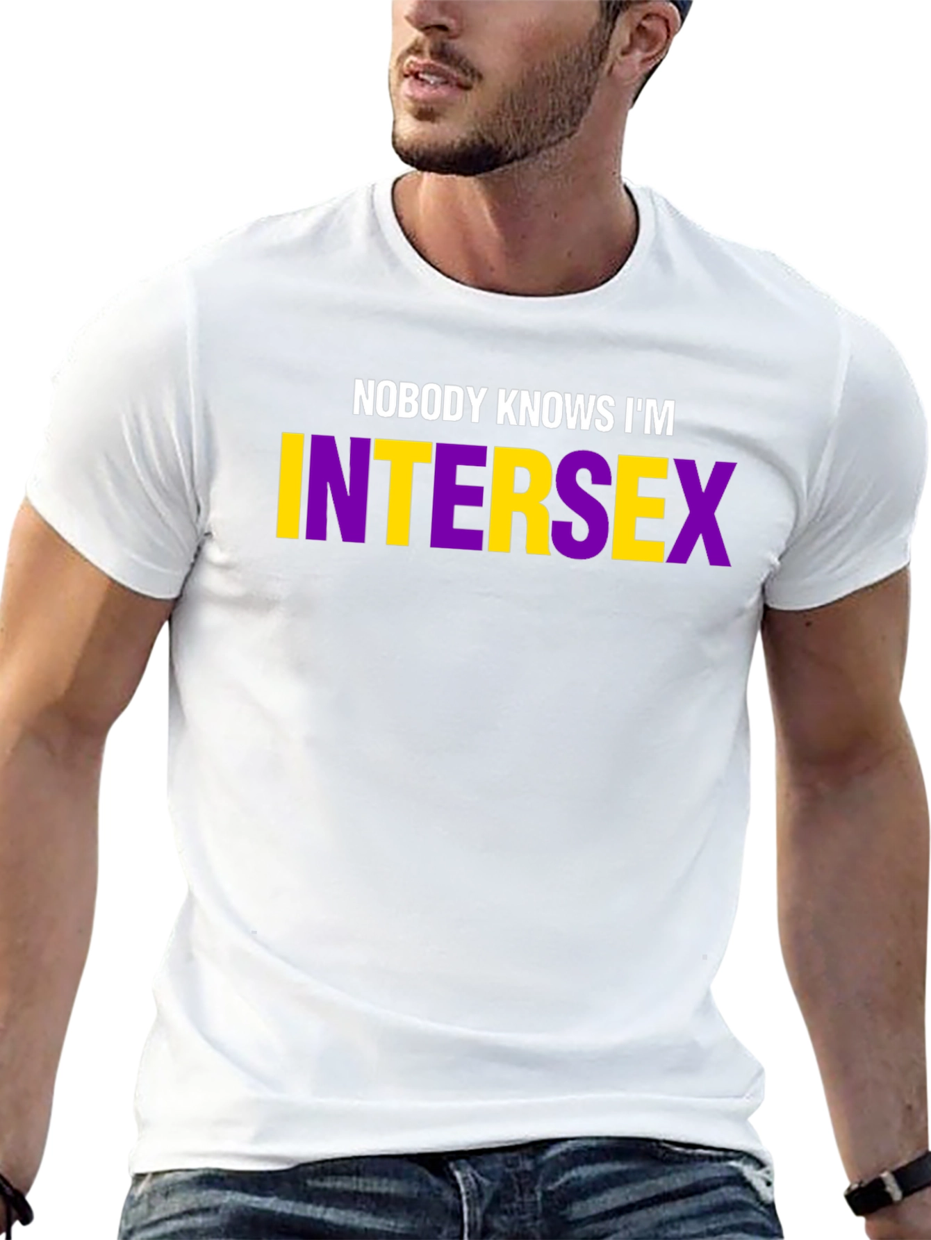 Camiseta Negra Intersex: Nadie lo Sabe