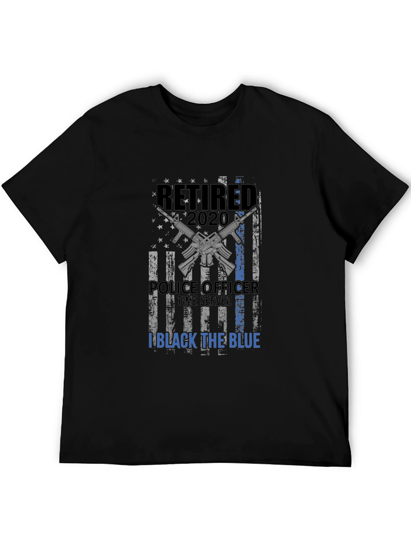 Camiseta Hombre Retirado Policía 2020