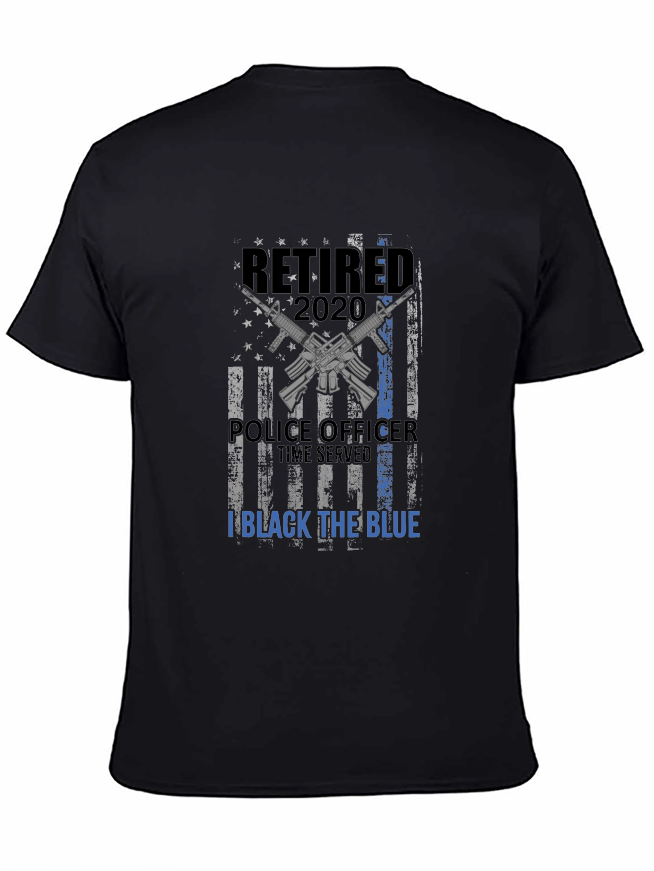 Camiseta Hombre Retirado Policía 2020