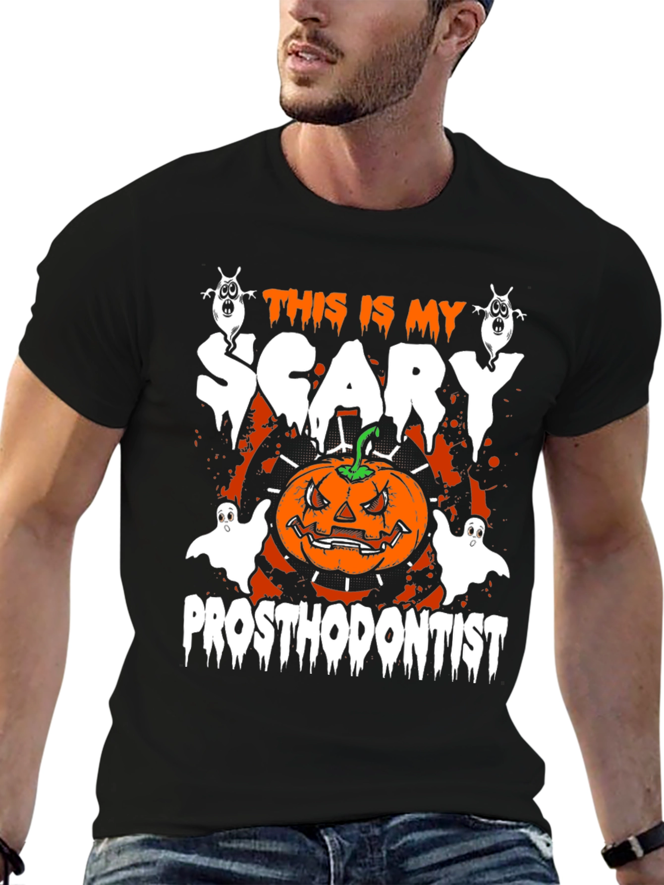 Camiseta Halloween Dentista Espeluznante