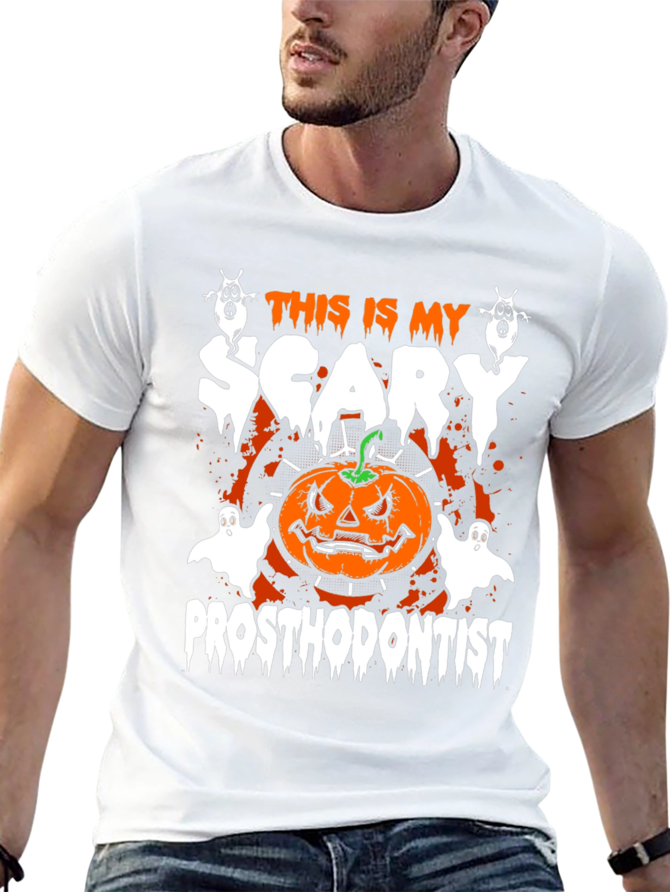 Camiseta Halloween Dentista Espeluznante