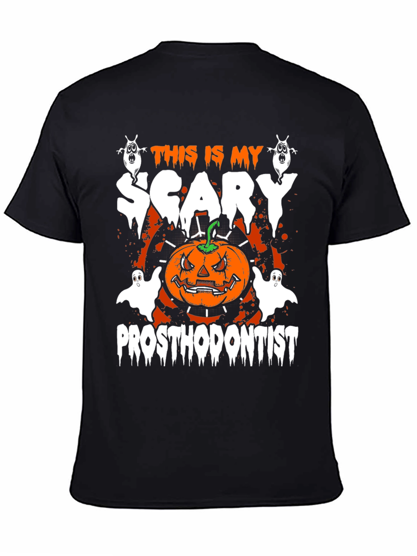 Camiseta Halloween Dentista Espeluznante