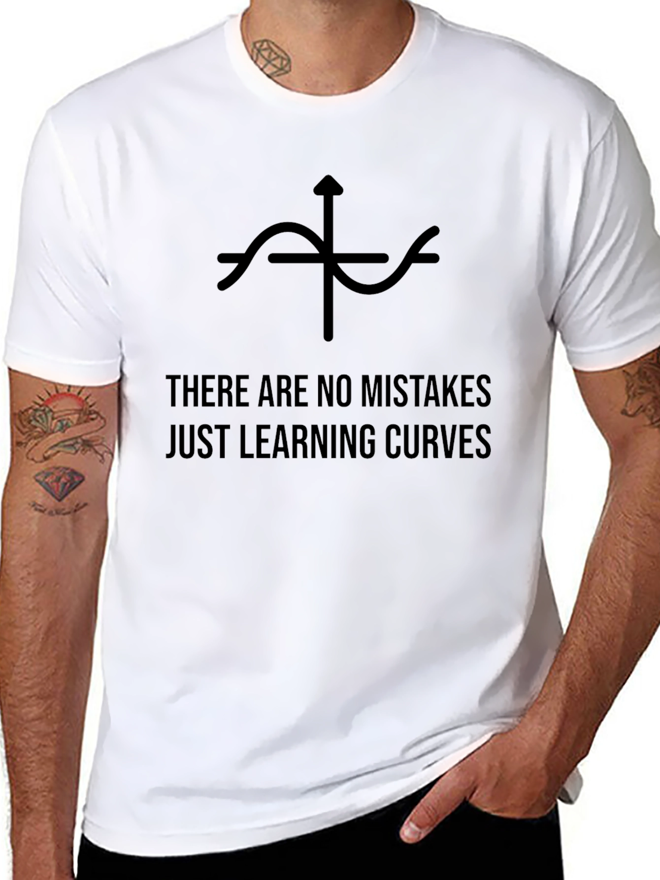 Camiseta Negra: Sin Errores Solo Curvas de Aprendizaje