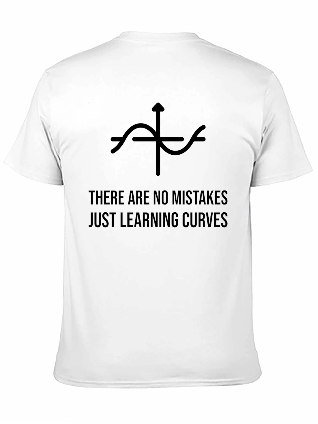 Camiseta Negra: Sin Errores Solo Curvas de Aprendizaje