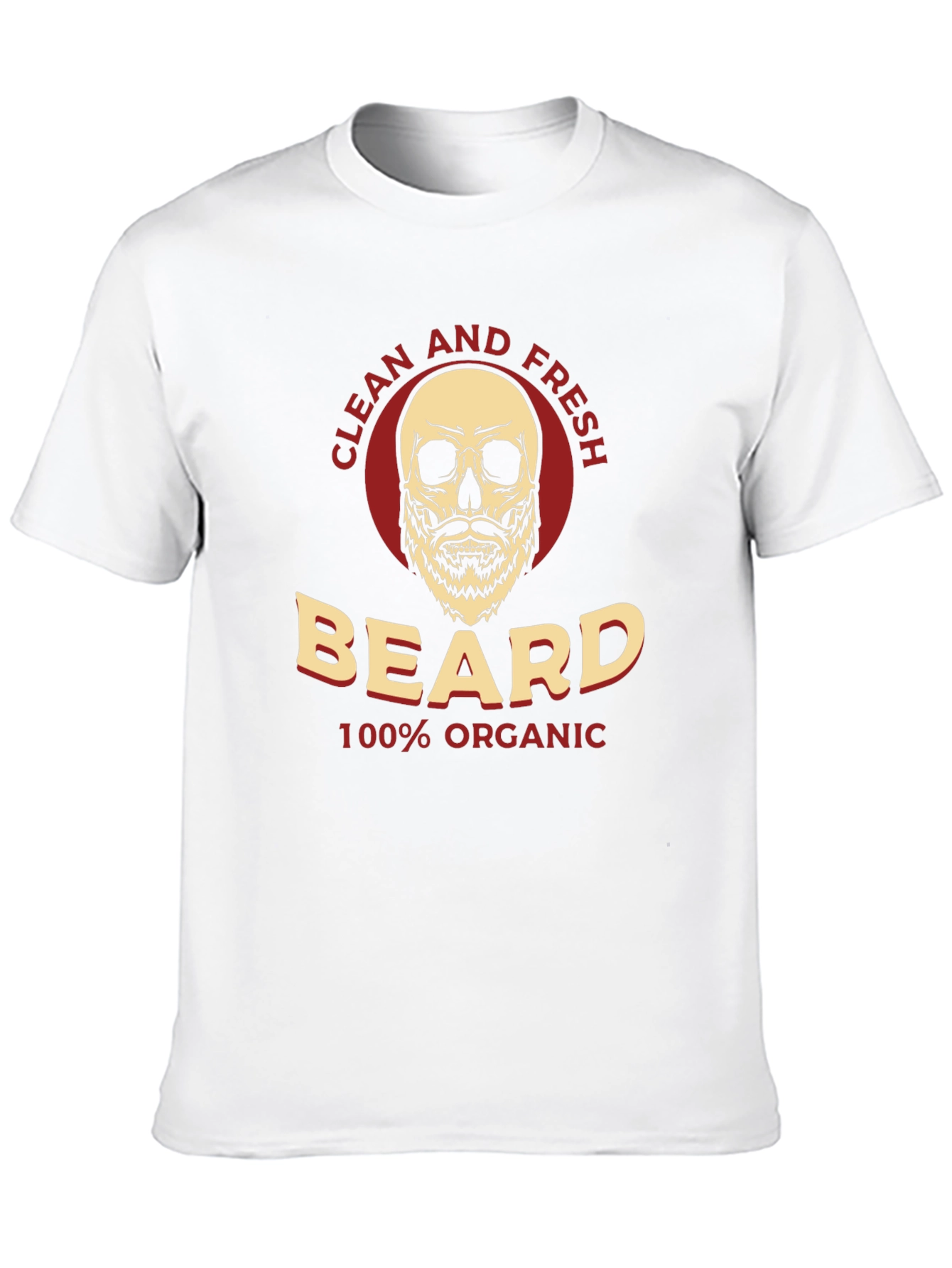 Camiseta Negra Orgánica Beard Clean and Fresh