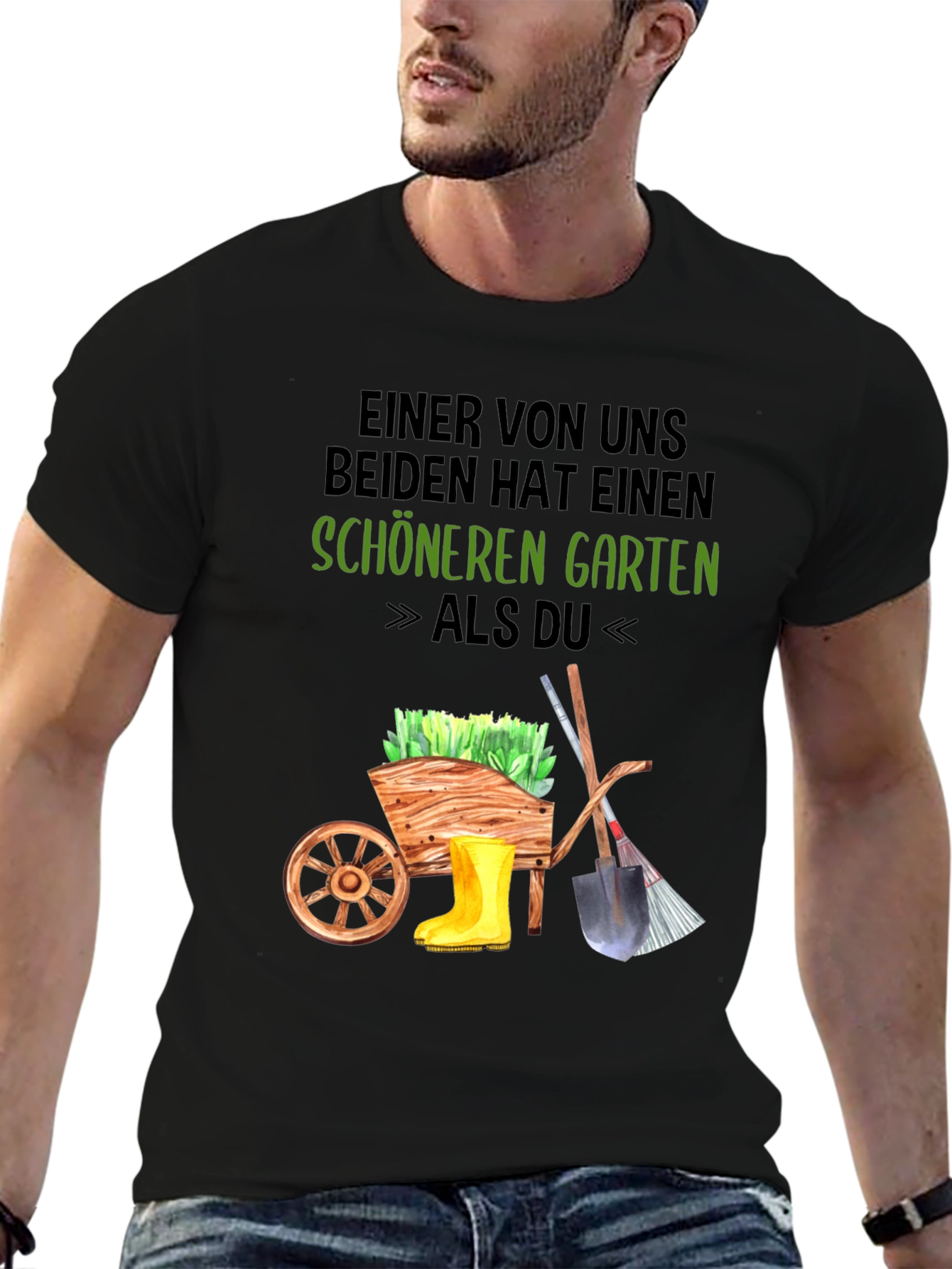 Camiseta Jardinería: Jardín Más Bonito