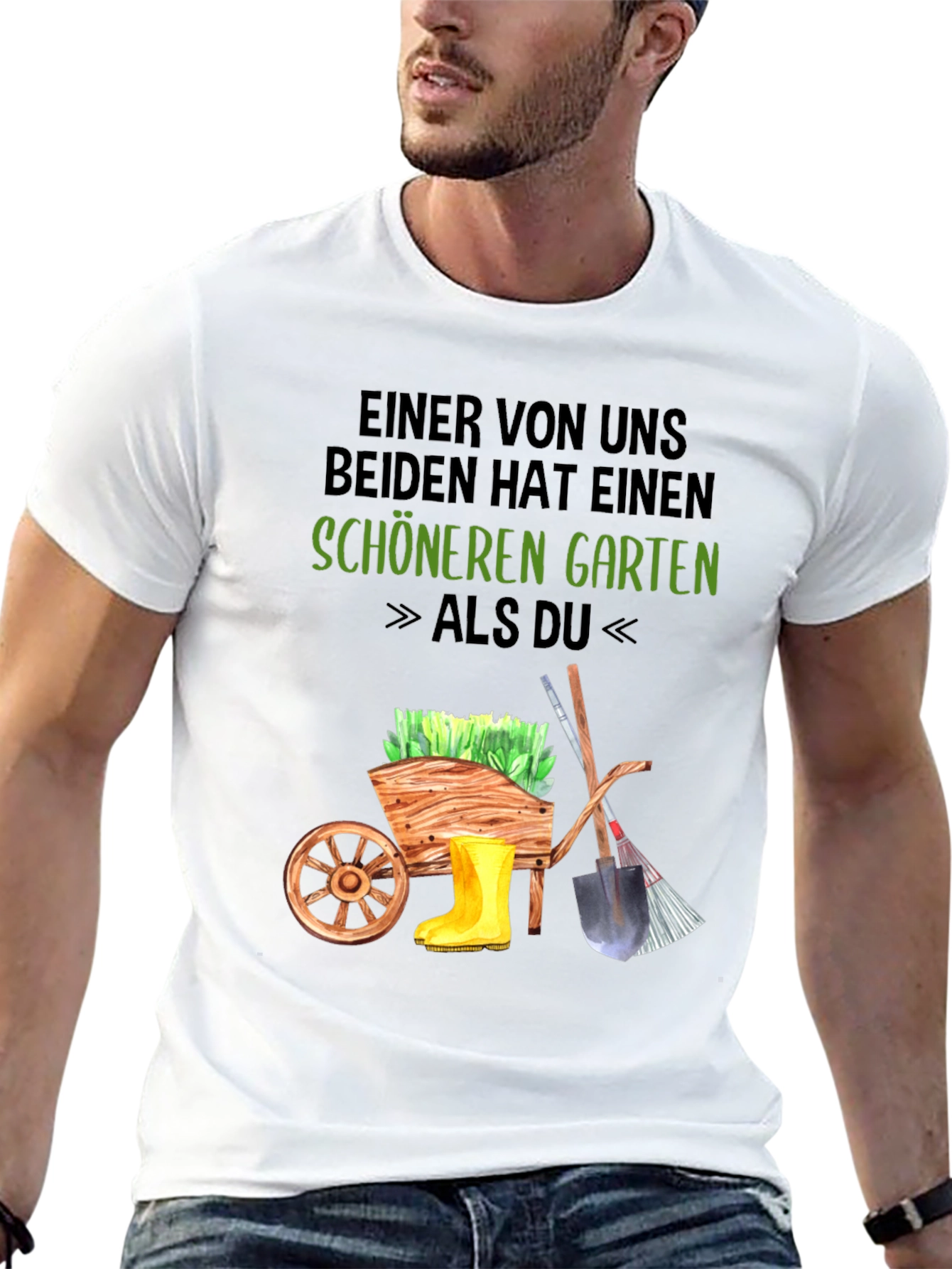 Camiseta Jardinería: Jardín Más Bonito