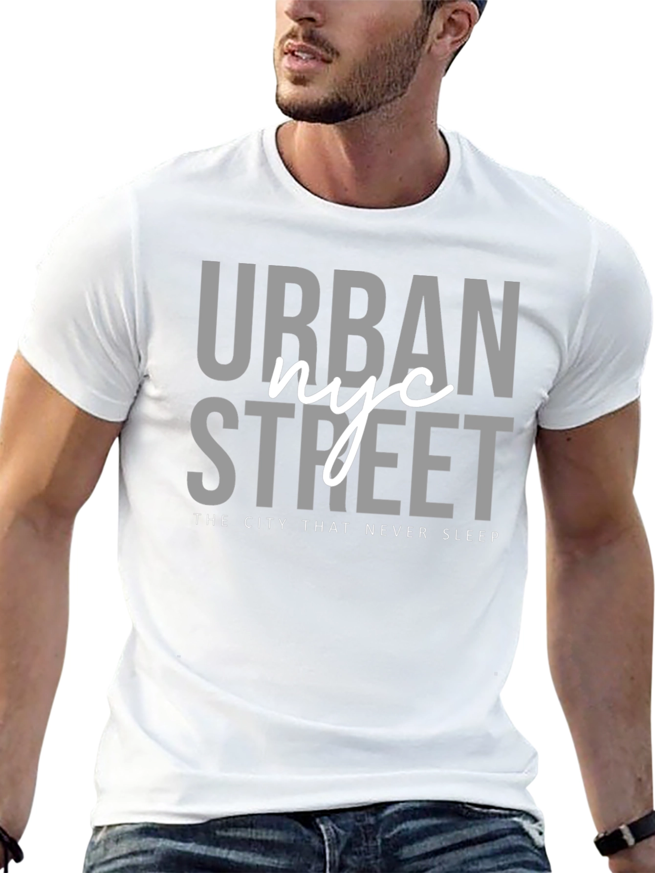 Camiseta Negra Urbana NYC Street