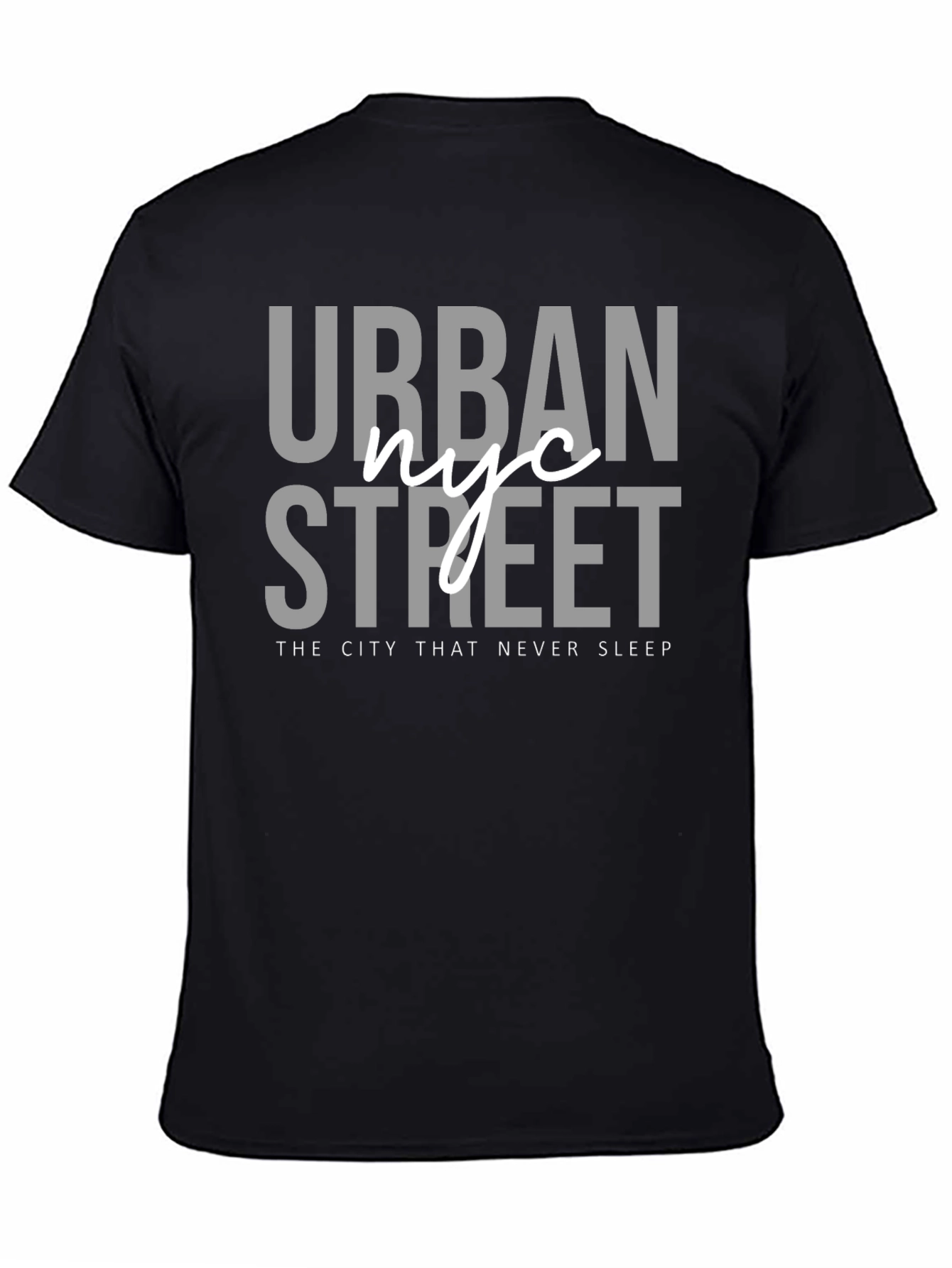 Camiseta Negra Urbana NYC Street